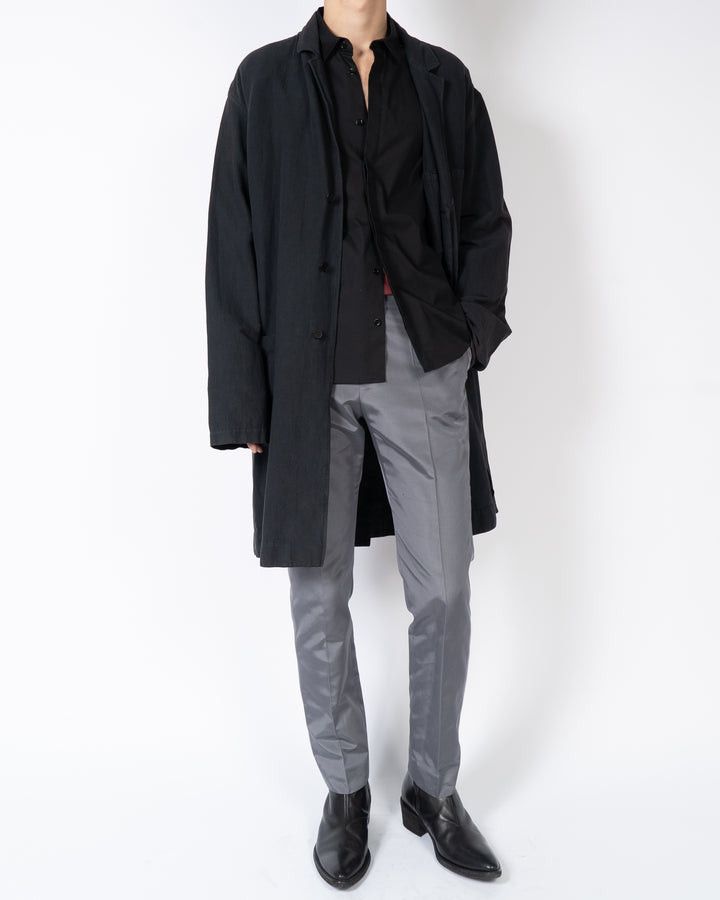 Haider Ackermann SS17 Black Cotton Workwear Coat Sample Size US M / EU 48-50 / 2 - 3 Thumbnail