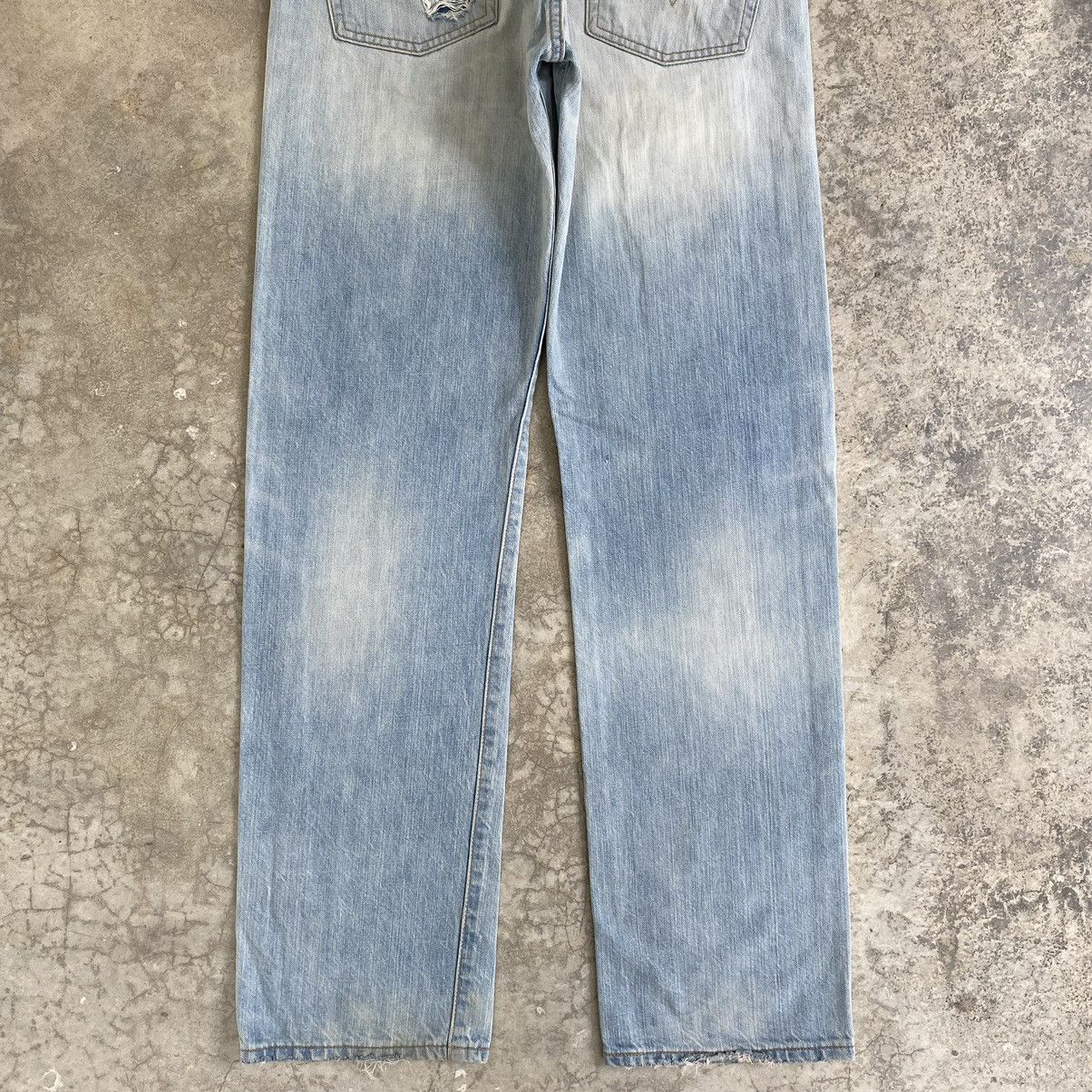 Levi's Size 31x32 Vintage Levis 501 Light Blue Ripped Jeans Size US 30 / EU 46 - 15 Thumbnail
