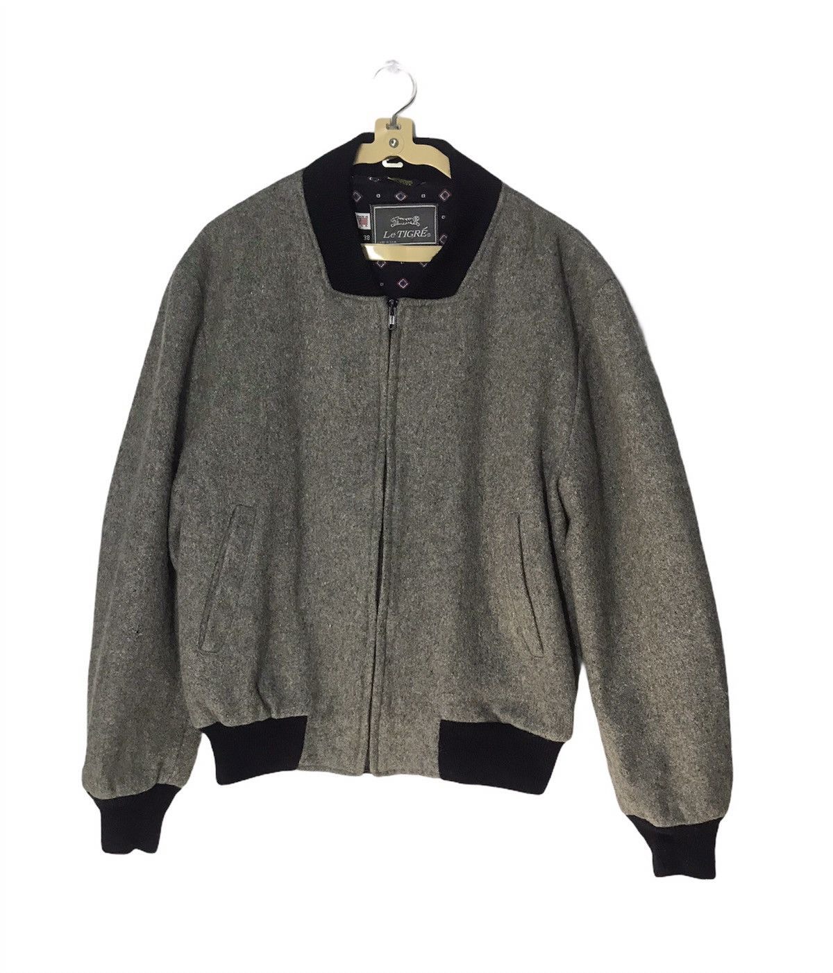Le TIGRE × Vintage Le Tigre wool bombers jacket Size US S / EU 44-46 / 1 - 1 Thumbnail