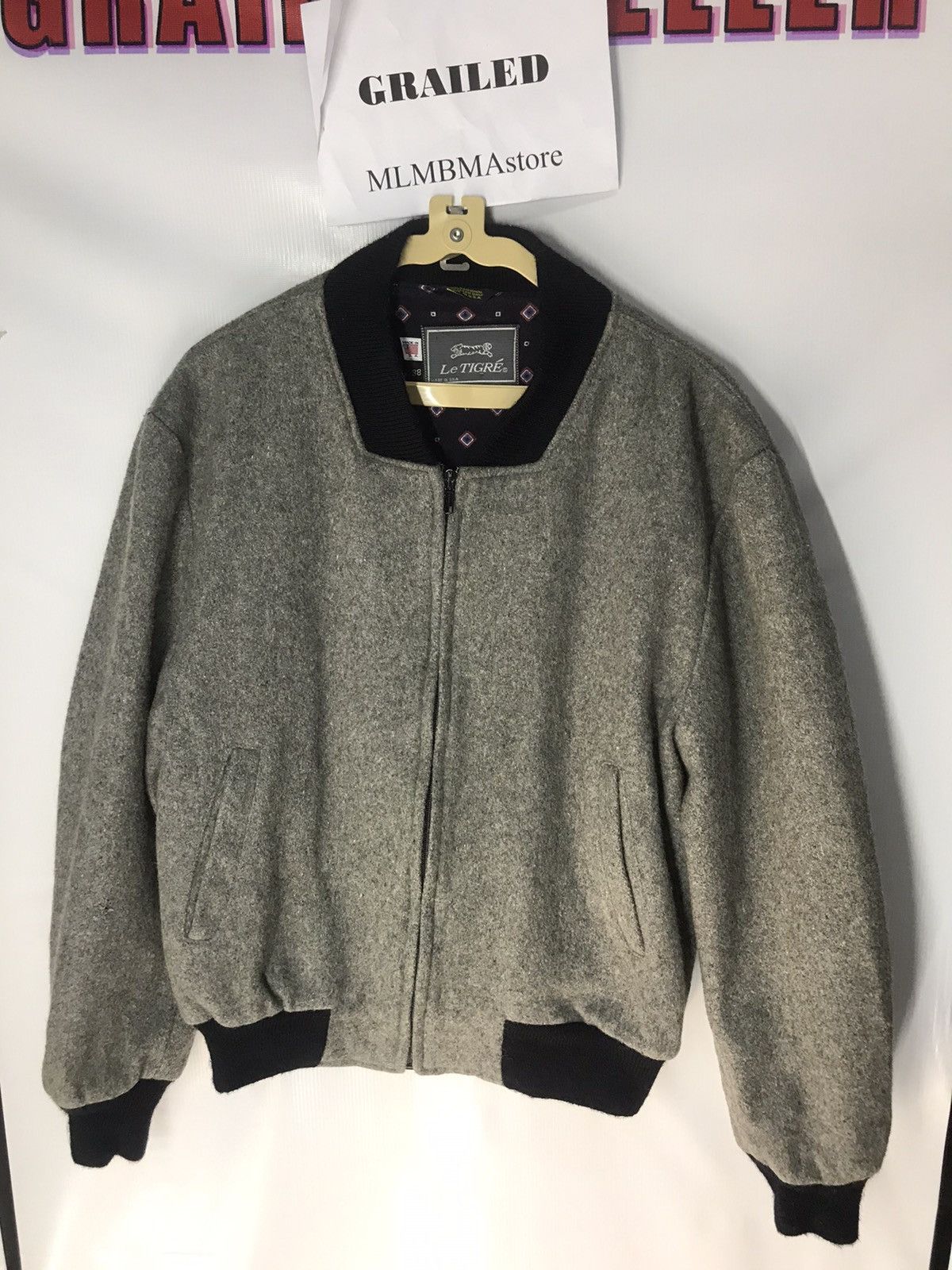 Le TIGRE × Vintage Le Tigre wool bombers jacket Size US S / EU 44-46 / 1 - 4 Thumbnail