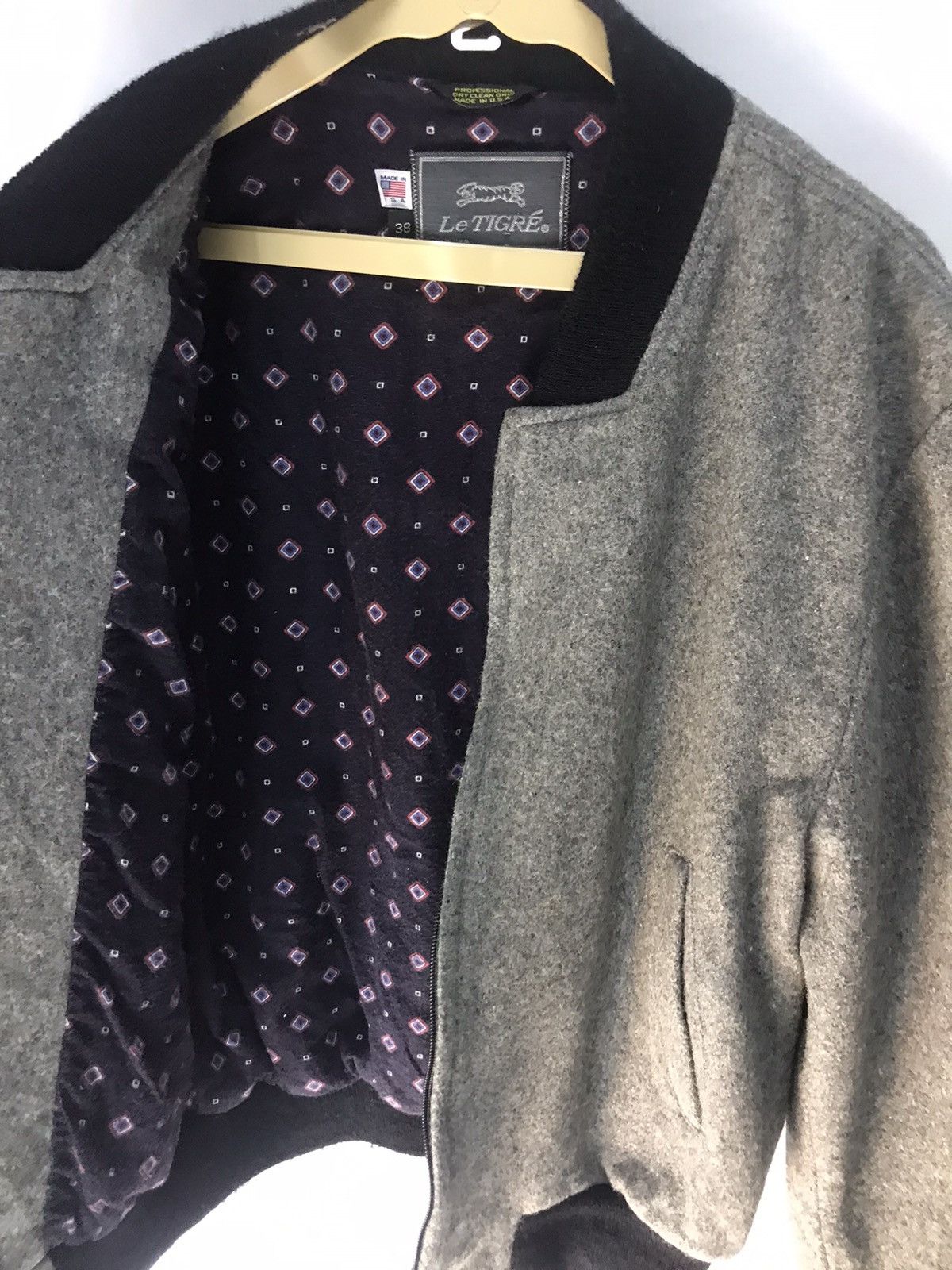 Le TIGRE × Vintage Le Tigre wool bombers jacket Size US S / EU 44-46 / 1 - 7 Thumbnail