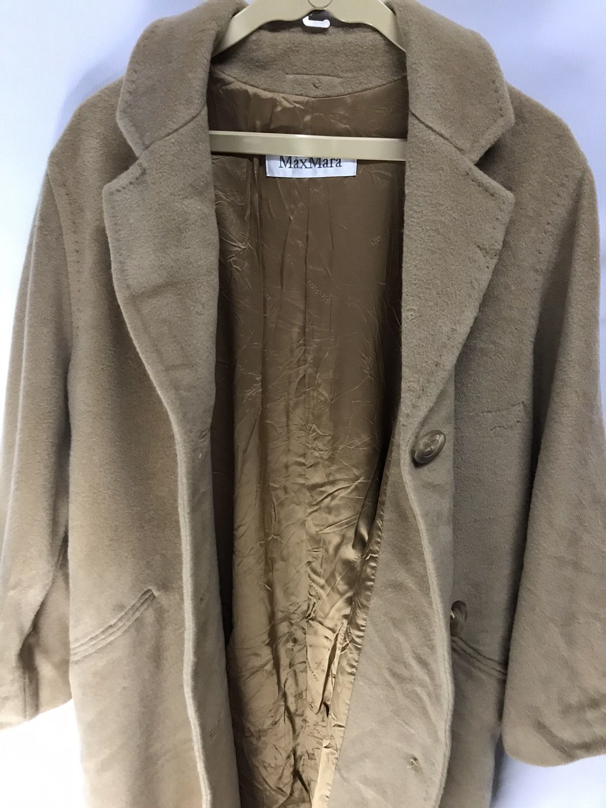 Max Mara Wool long jacket max mara Size US M / EU 48-50 / 2 - 7 Thumbnail