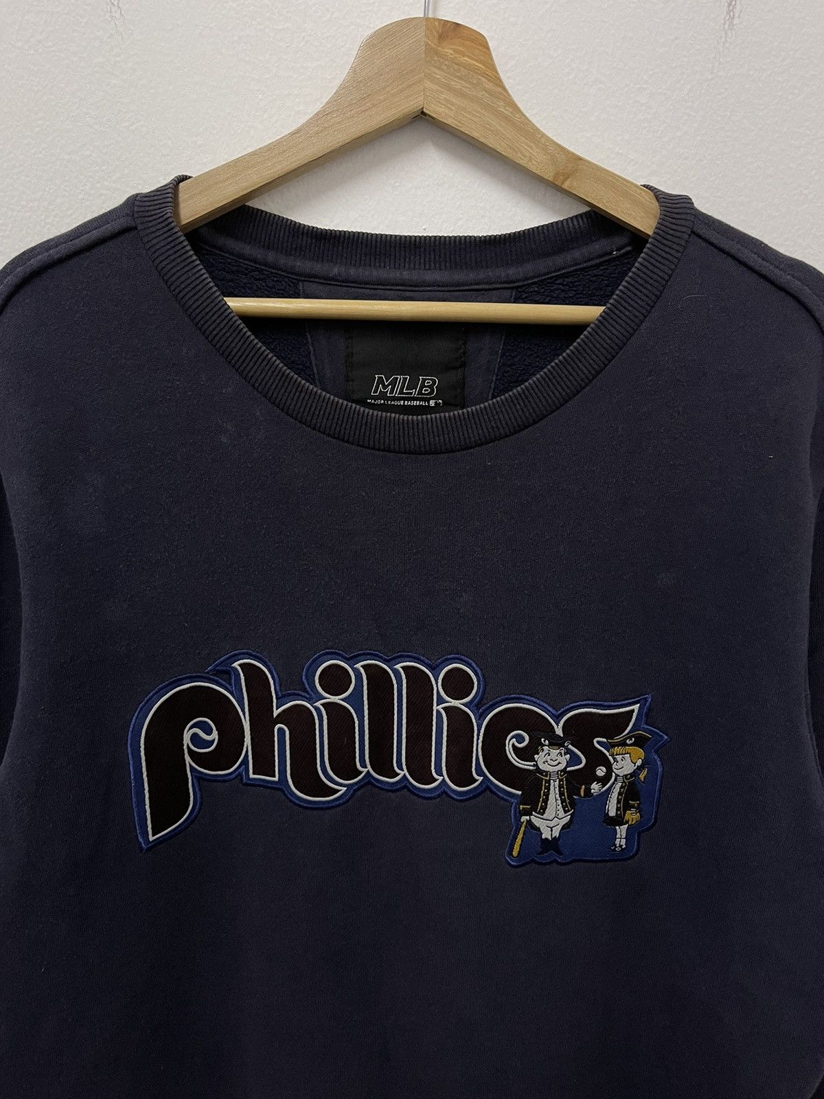 Japanese Brand × MLB × Vintage Vintage MLB Phillies Baseball Crewneck Sweatshirt Size US L / EU 52-54 / 3 - 2 Thumbnail
