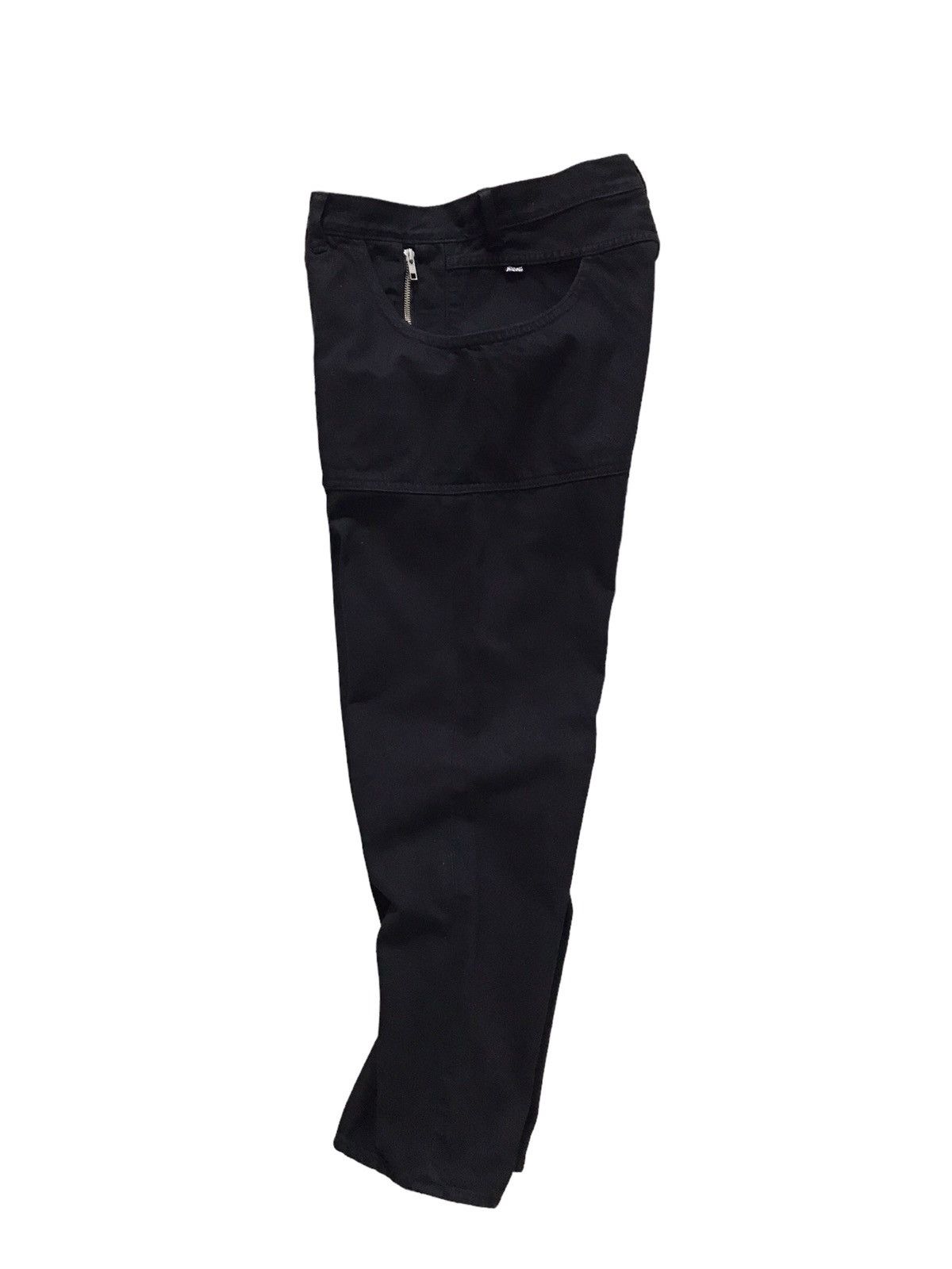 Japanese Brand RNA INC Big Pockets Design Cropped Black Denim Jeans Size US 30 / EU 46 - 11 Thumbnail
