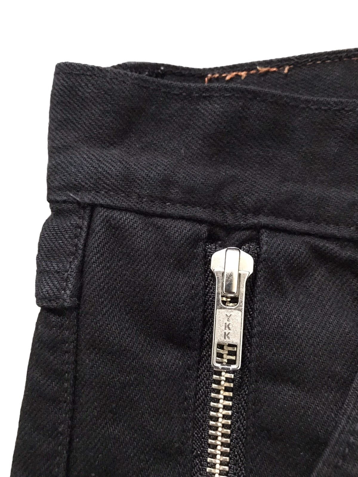 Japanese Brand RNA INC Big Pockets Design Cropped Black Denim Jeans Size US 30 / EU 46 - 8 Thumbnail