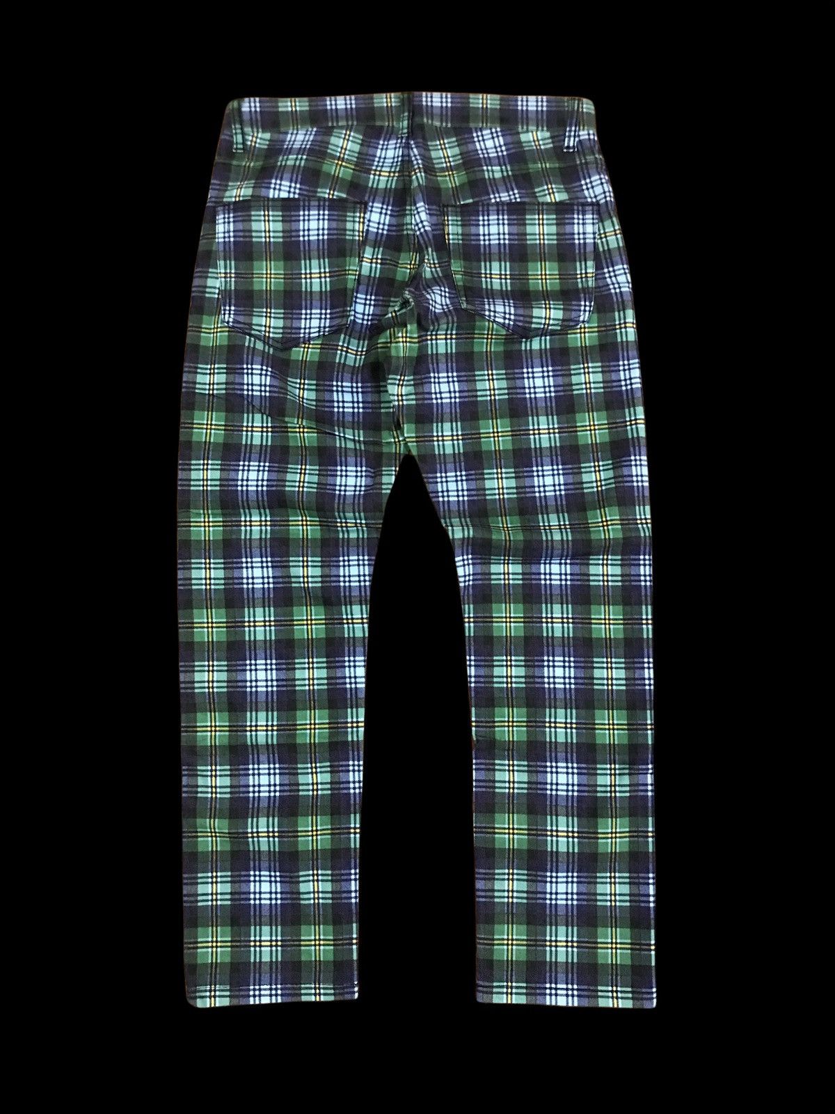 Uniqlo Uniqlo Green Tartan Pants Size US 30 / EU 46 - 2 Thumbnail