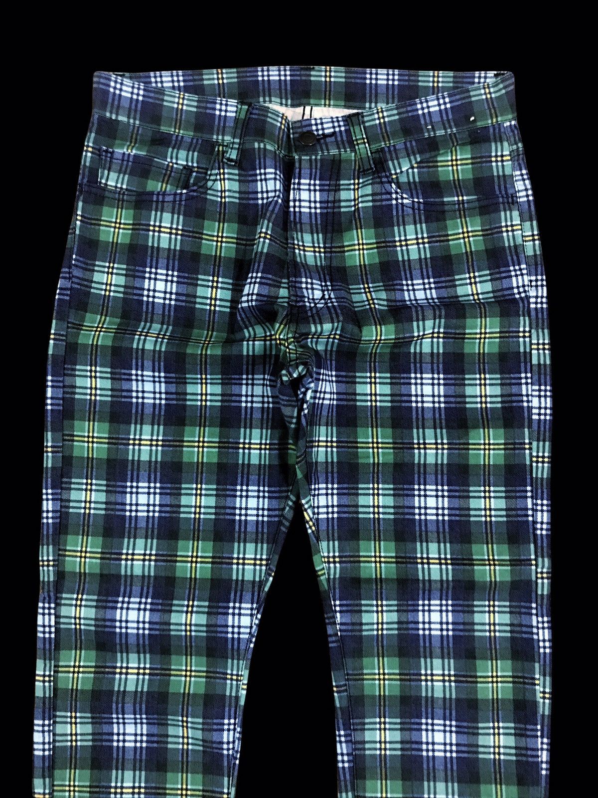 Uniqlo Uniqlo Green Tartan Pants Size US 30 / EU 46 - 3 Thumbnail