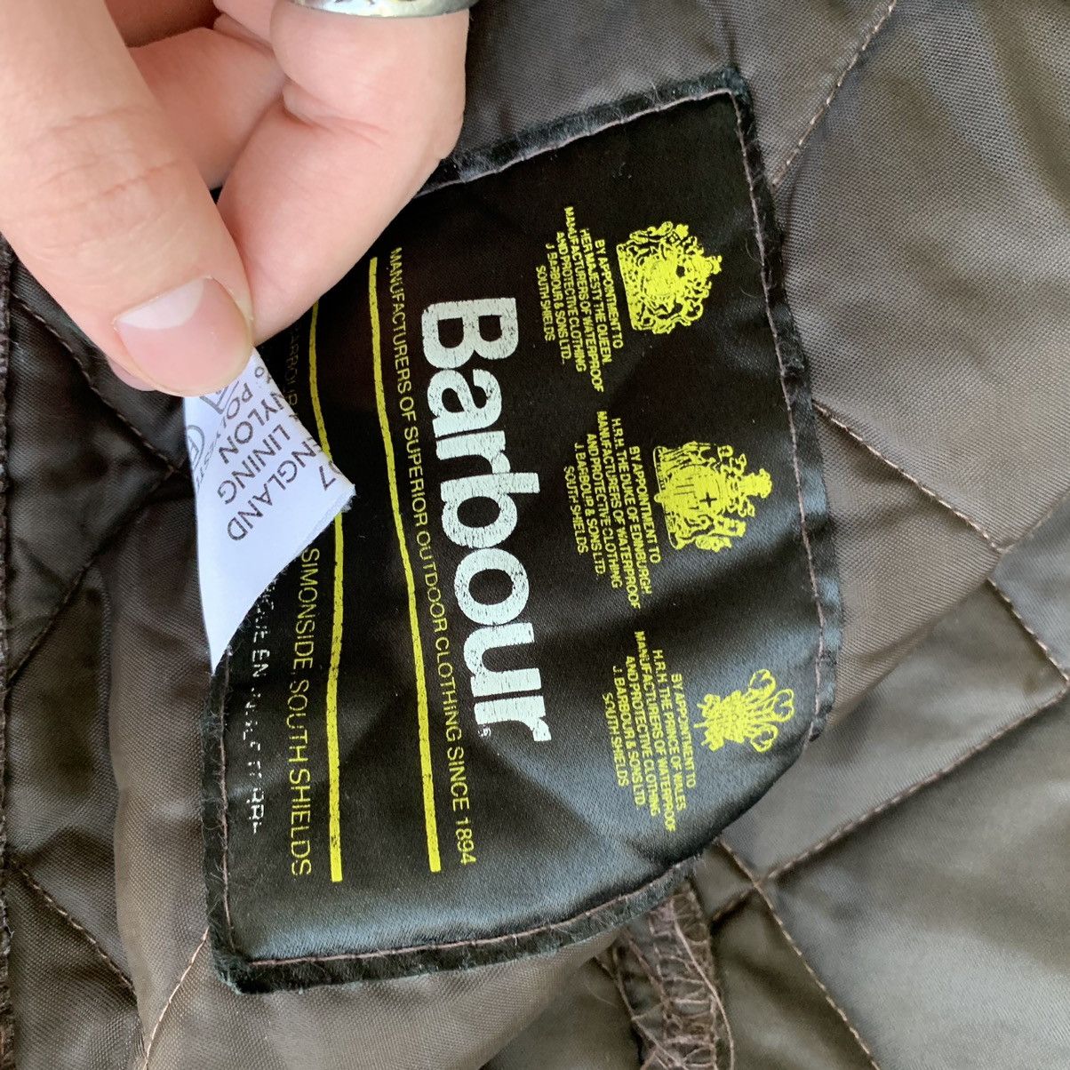 Barbour Vintage Barbour Quilted Jacket Brown Rare Size US XXL / EU 58 / 5 - 5 Thumbnail