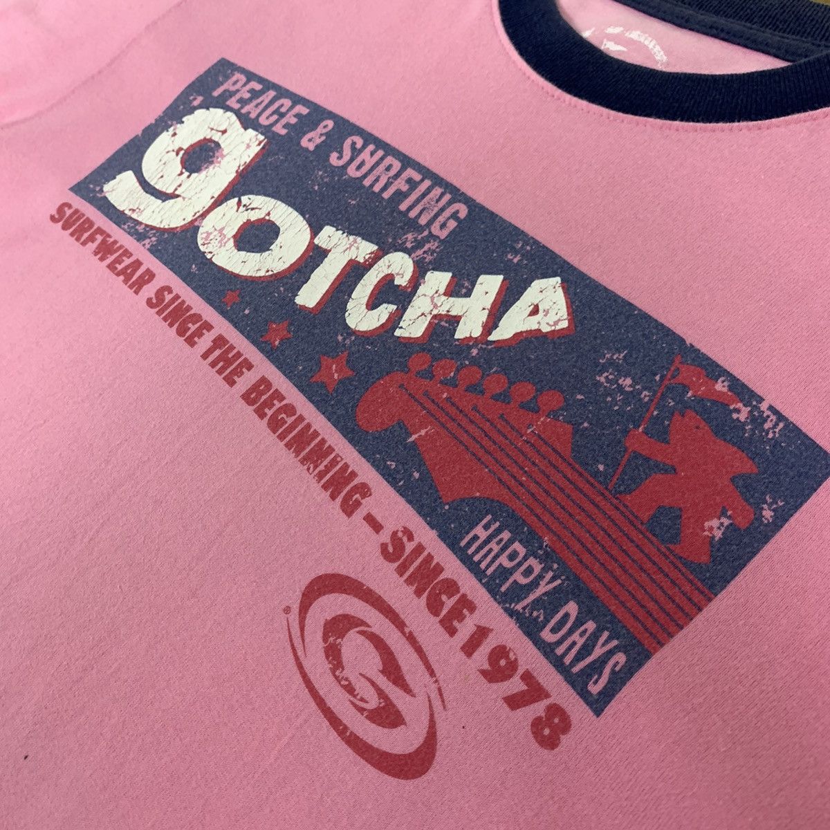Gotcha Vintage 90s GOTCHA California Ringer Surfwear Summer Tshirt Size US L / EU 52-54 / 3 - 8 Thumbnail