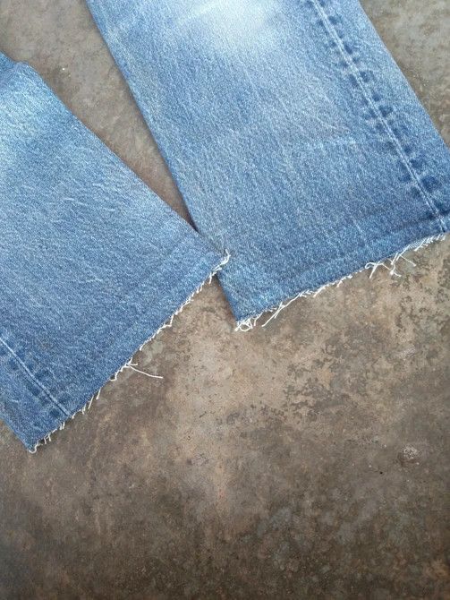 Levi's 80s Vintage Levi's 501 Made In USA Repaired Distressed Jeans Size US 27 - 3 Thumbnail