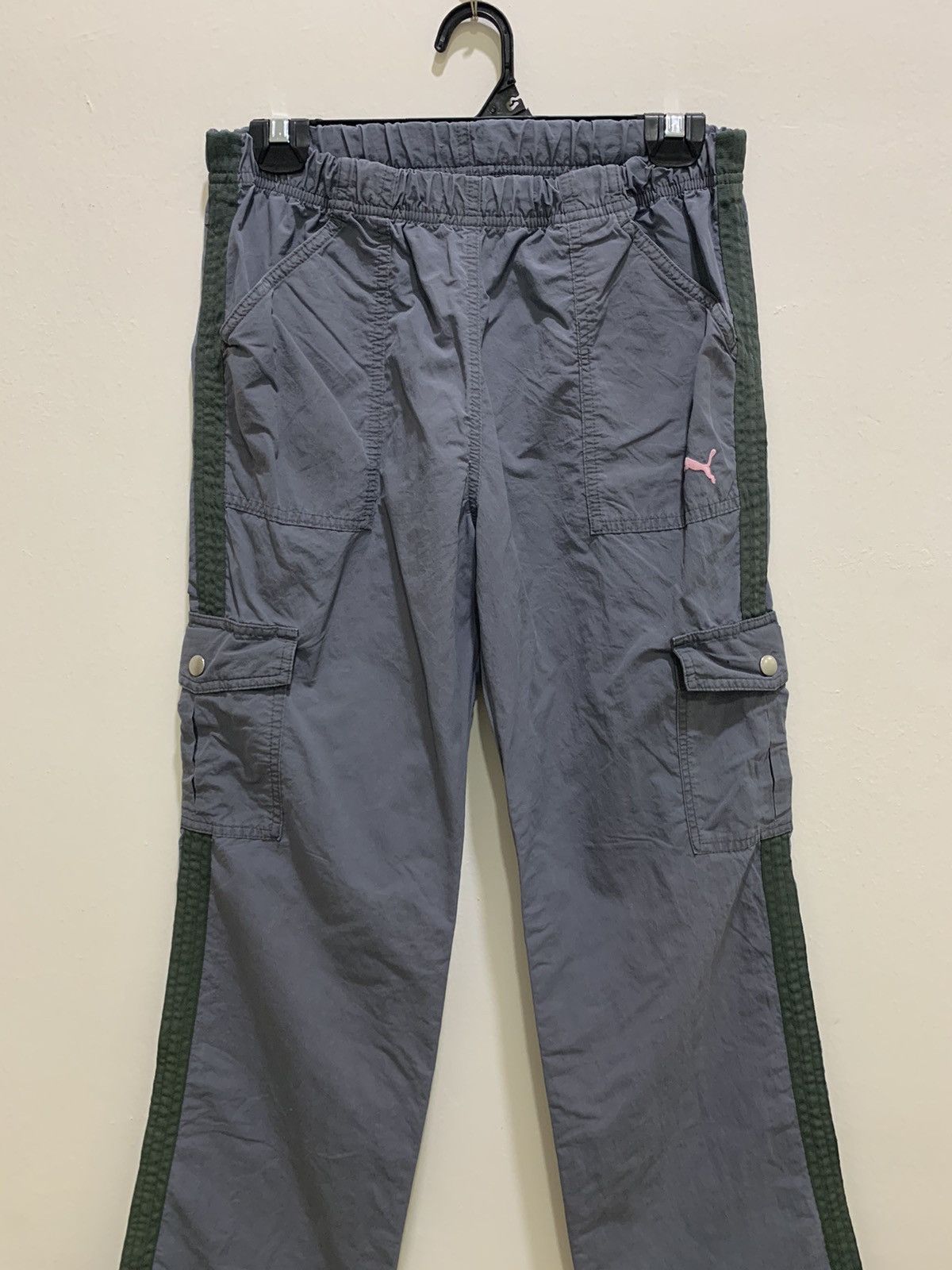 Puma PUMA Red Label Side Tape Sportwear Hiking Jogger Cargo Pant Size US 28 / EU 44 - 3 Thumbnail