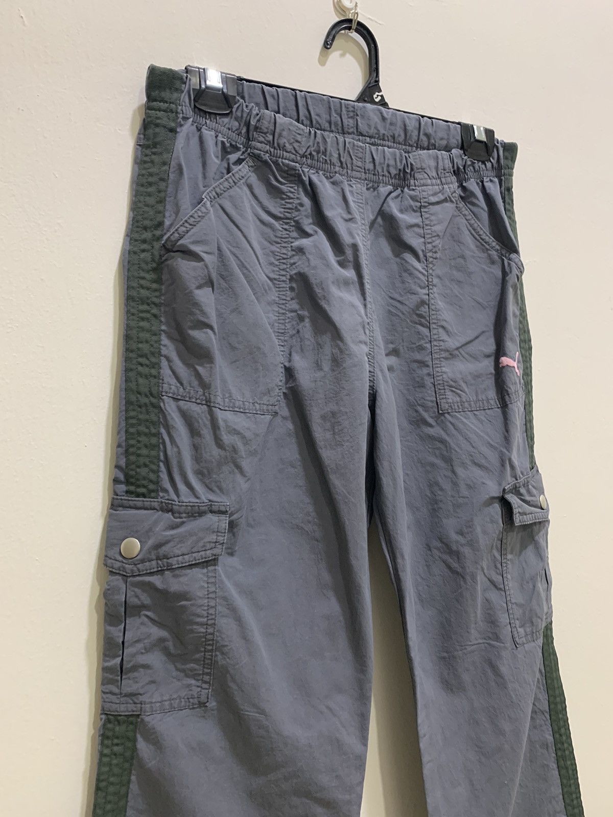 Puma PUMA Red Label Side Tape Sportwear Hiking Jogger Cargo Pant Size US 28 / EU 44 - 5 Thumbnail