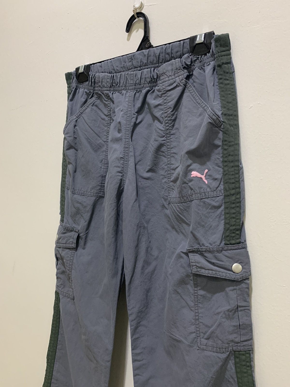 Puma PUMA Red Label Side Tape Sportwear Hiking Jogger Cargo Pant Size US 28 / EU 44 - 6 Thumbnail