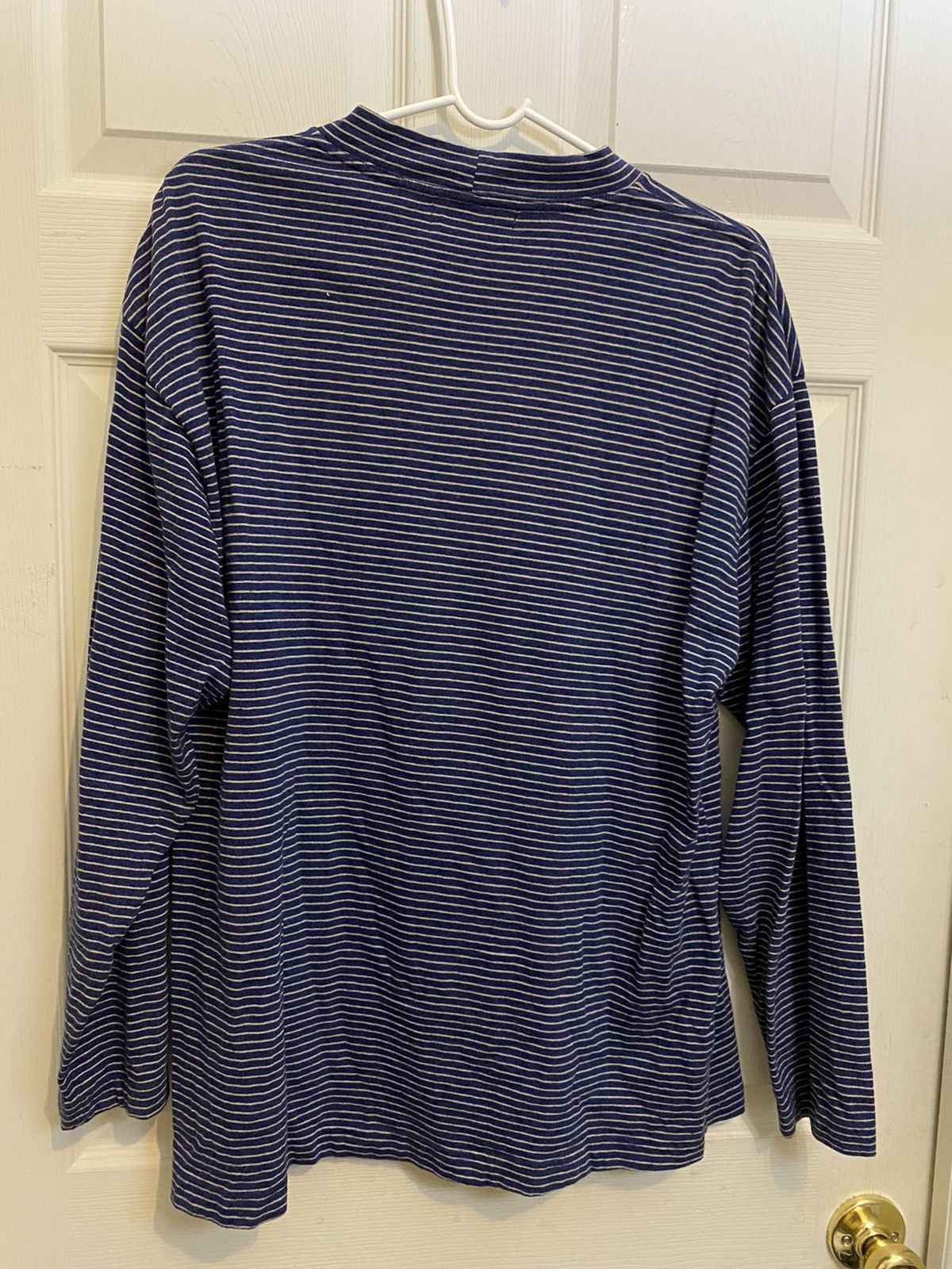 Guess Vintage Guess Striped Longsleeve Navy T-Shirt Size US M / EU 48-50 / 2 - 4 Thumbnail