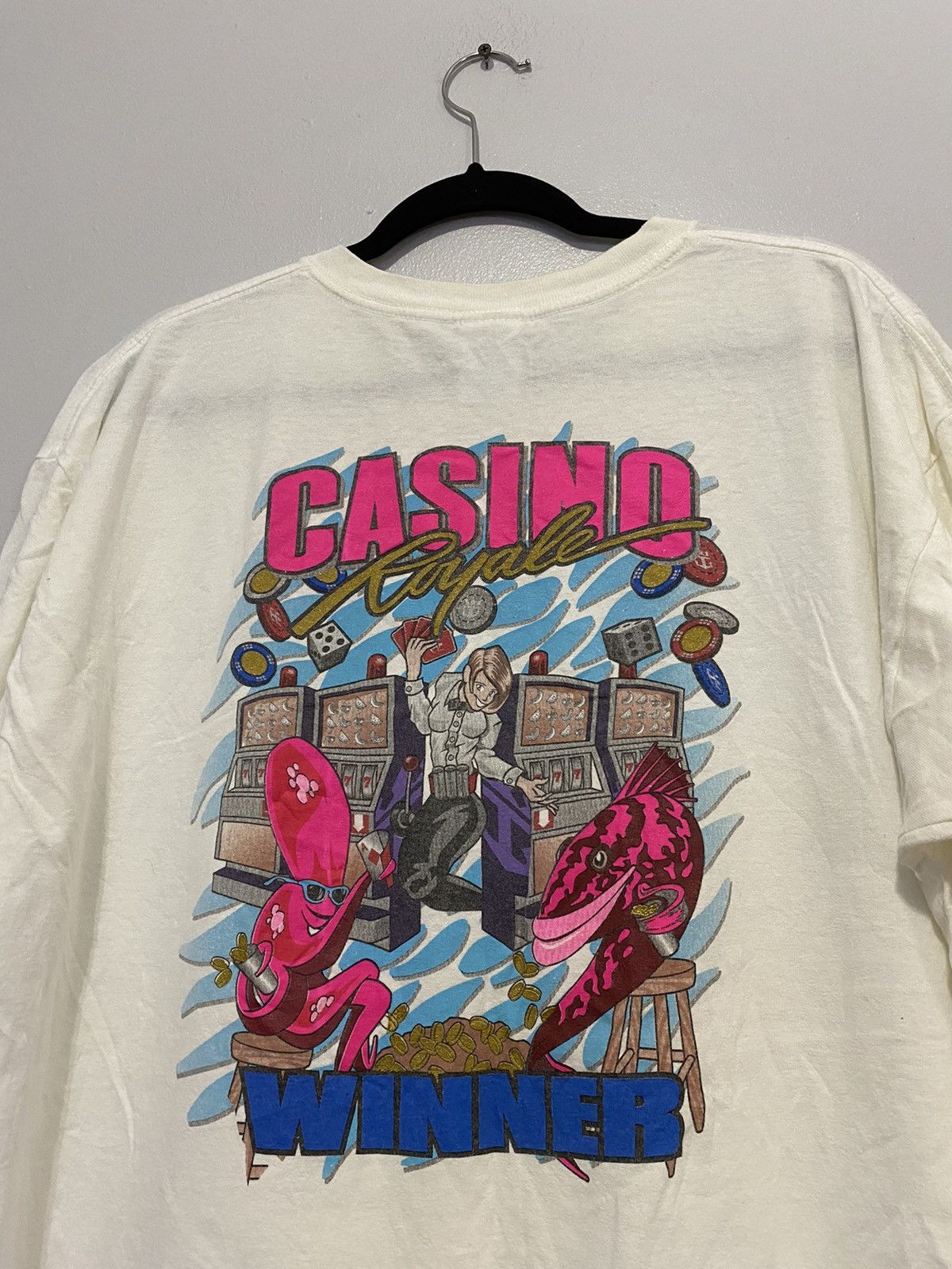 Vintage Vintage Casino Royal Caribbean T-Shirt Size US XL / EU 56 / 4 - 1 Thumbnail