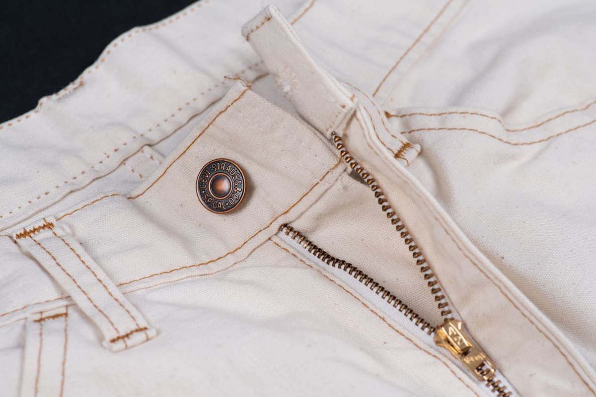 Levi's Vintage Levi's Orange Tab Canvas Cotton Workwear Trousers Size US 33 - 5 Thumbnail