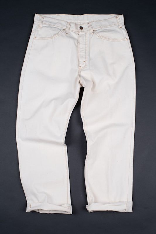 Levi's Vintage Levi's Orange Tab Canvas Cotton Workwear Trousers Size US 33 - 2 Thumbnail