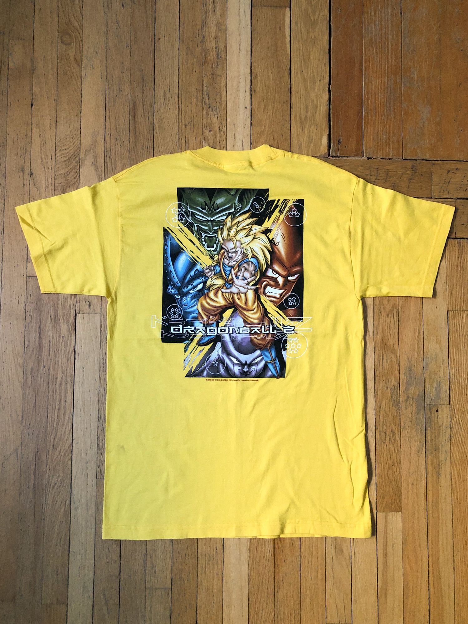 Vintage 2000 Dragon Ball Z 'Goku Super Saiyan 3 vs Villains' T-Shirt Size US L / EU 52-54 / 3 - 2 Thumbnail