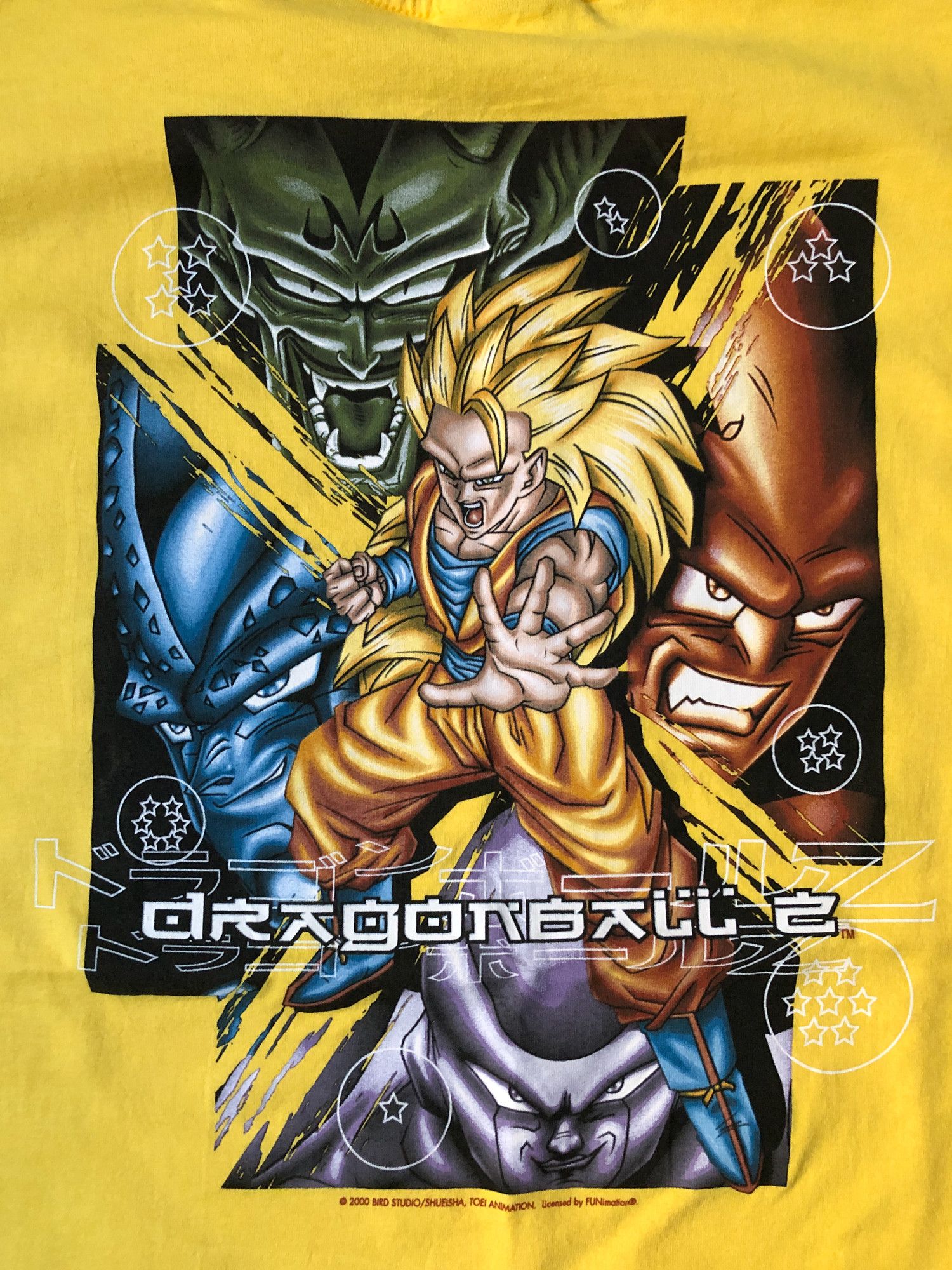 Vintage 2000 Dragon Ball Z 'Goku Super Saiyan 3 vs Villains' T-Shirt Size US L / EU 52-54 / 3 - 1 Thumbnail