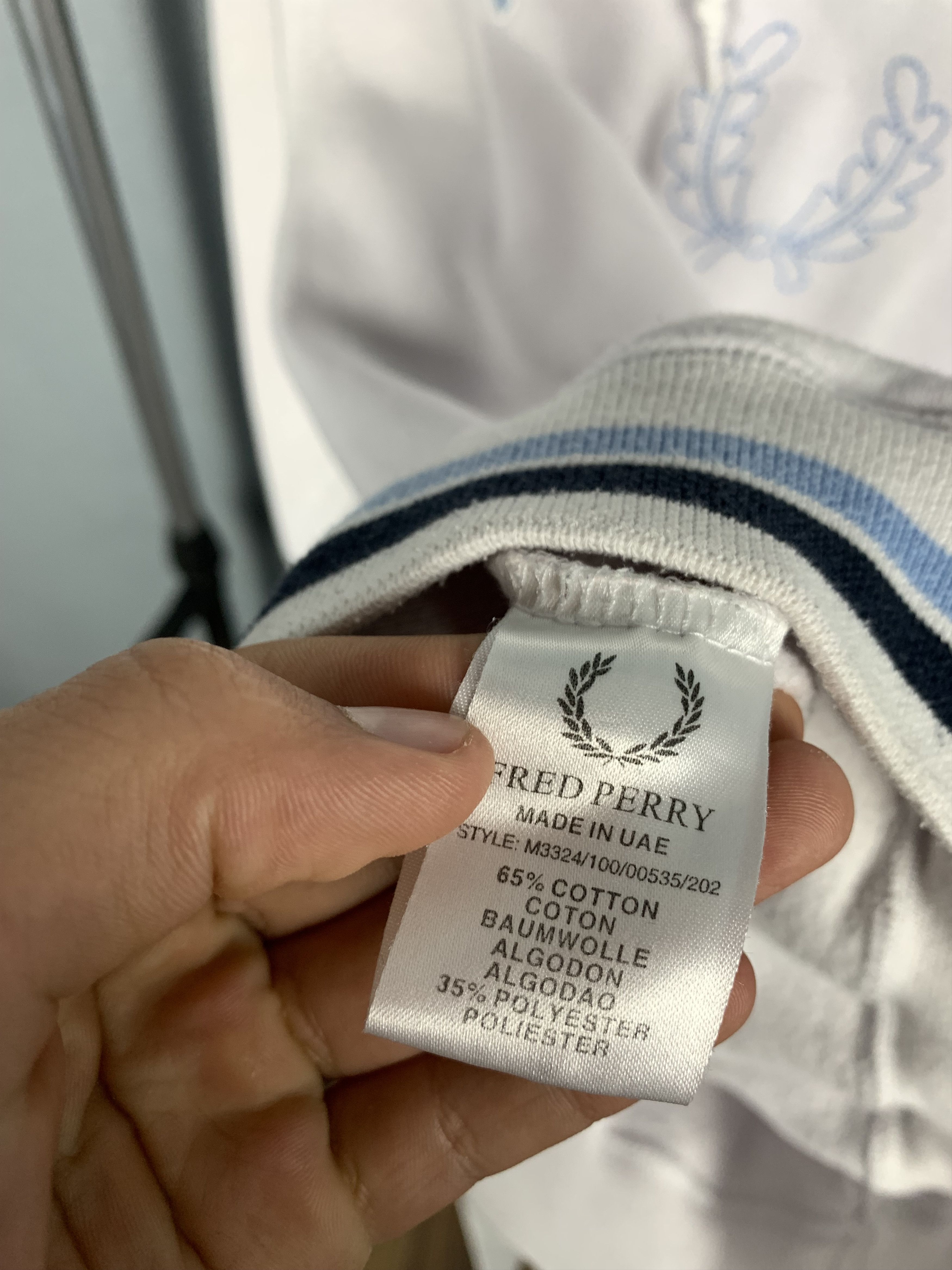 Fred Perry × Vintage Fred Perry 90s Vintage Mens Big Logo Hoodie Size US M / EU 48-50 / 2 - 4 Thumbnail