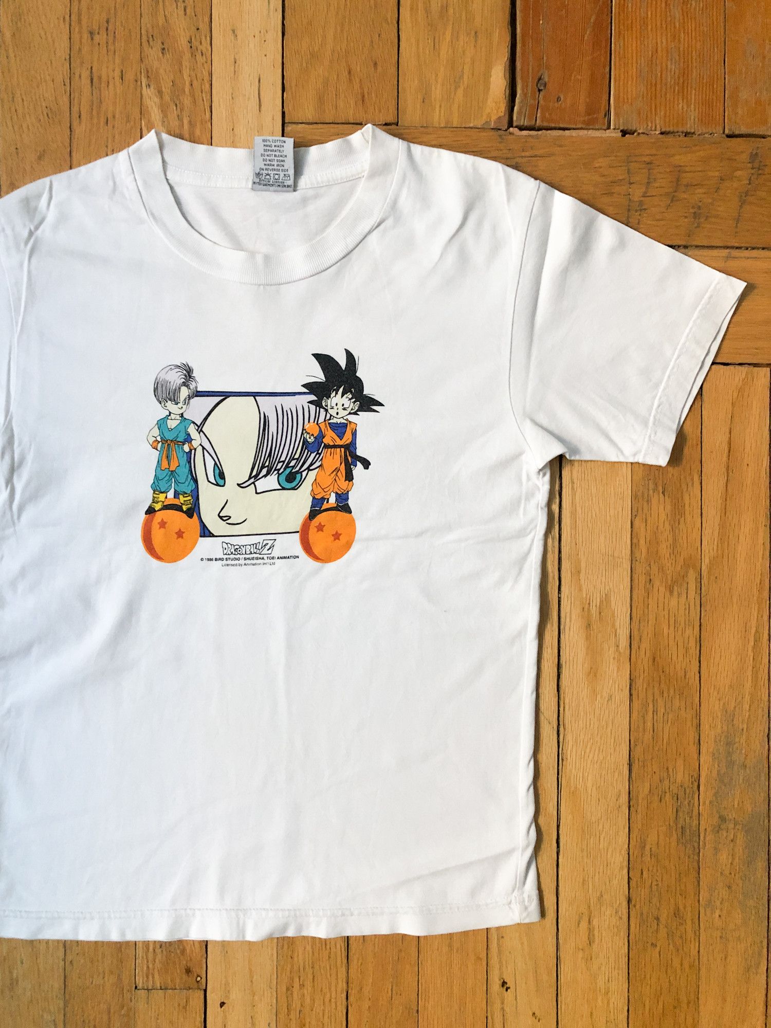 Japanese Brand 1989 Dragon Ball Z 'Trunk & Goten' T-Shirt Size US XS / EU 42 / 0 - 1 Thumbnail