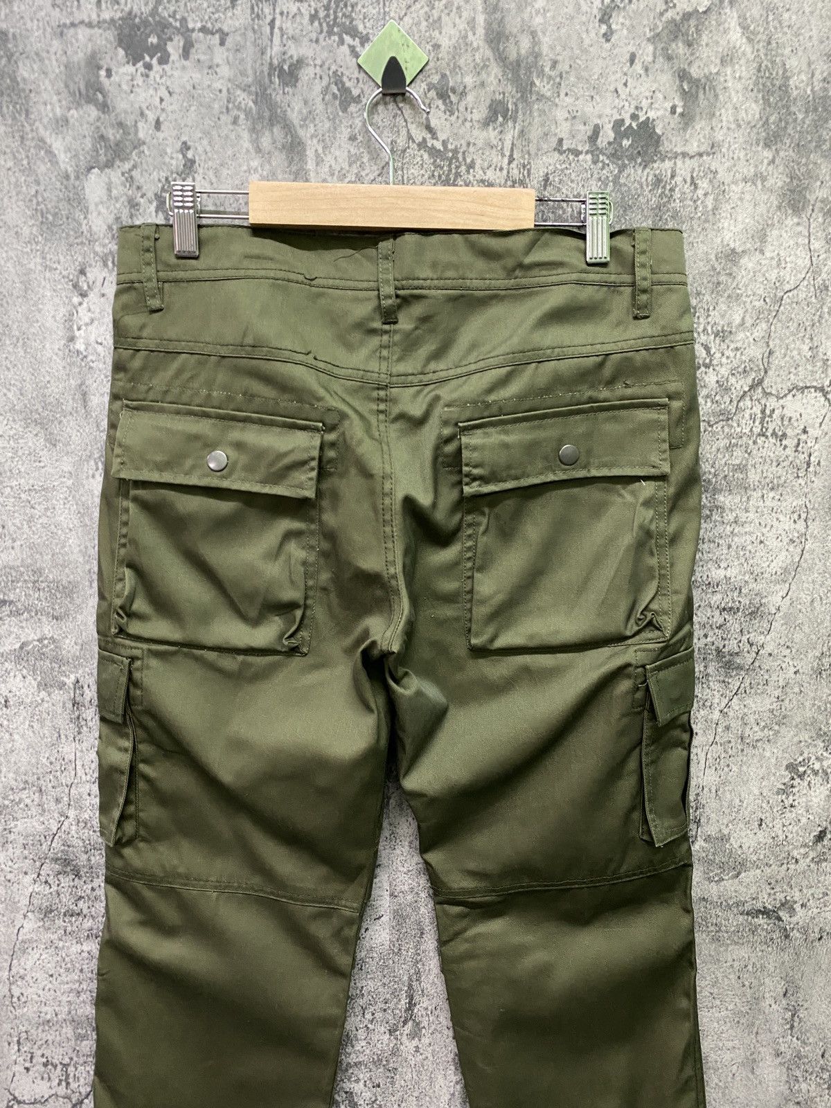 Japanese Brand Japan Made SPARKLE Multipocket Cargo Zipper Pant Size US 31 - 12 Thumbnail