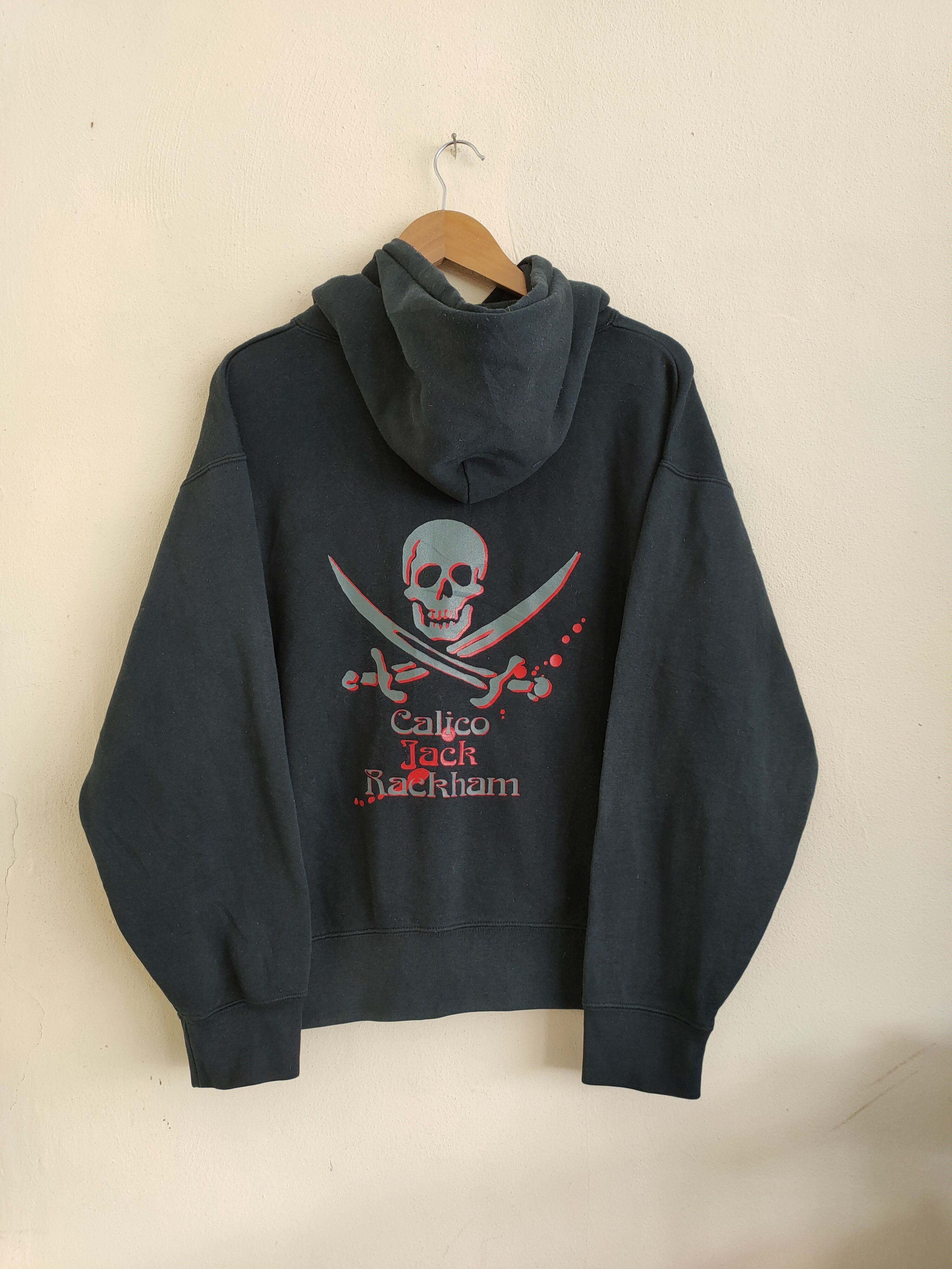 Japanese Brand × Vintage Vintage Pirate Calico Jack Rackham Sweatshirts Hoodie Size US L / EU 52-54 / 3 - 1 Thumbnail