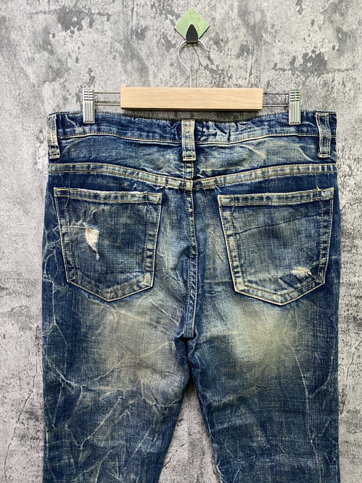 Designer ZZ FIRST PINBALL Jeans Bootcut Kapital Style Denim Pant Size US 32 / EU 48 - 10 Thumbnail
