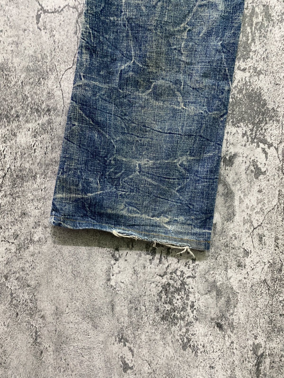 Designer ZZ FIRST PINBALL Jeans Bootcut Kapital Style Denim Pant Size US 32 / EU 48 - 17 Thumbnail