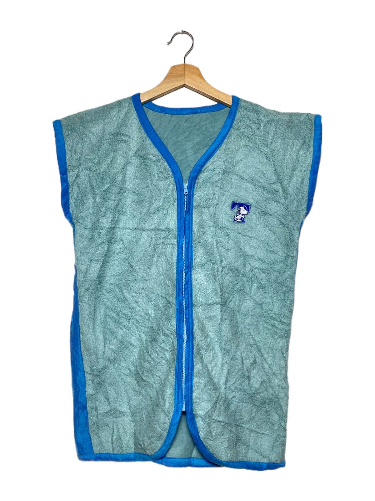 Cartoon Network Vintage Snoopy Vest Printed Fleece Jacket Size US M / EU 48-50 / 2 - 1 Thumbnail