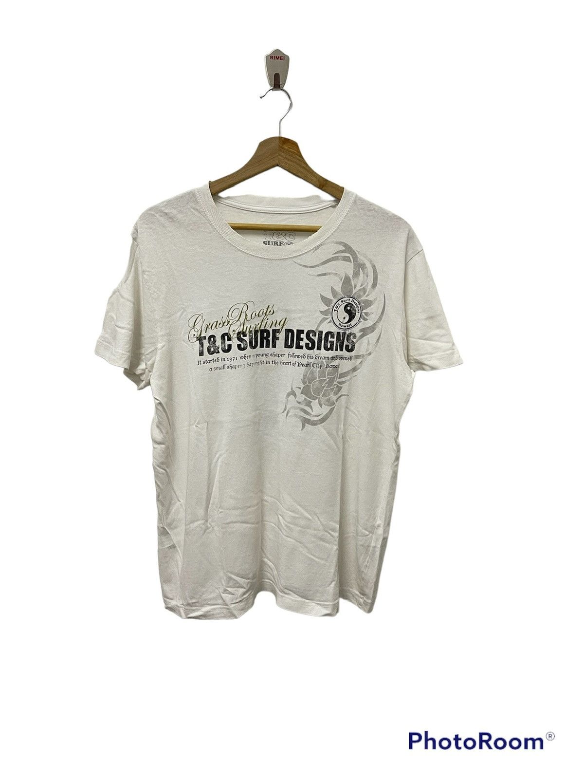 Dragonfly × Japanese Brand × Vintage Vintage T&C Surf Design Dragonfly Big Logo Tshirt Size US M / EU 48-50 / 2 - 3 Thumbnail