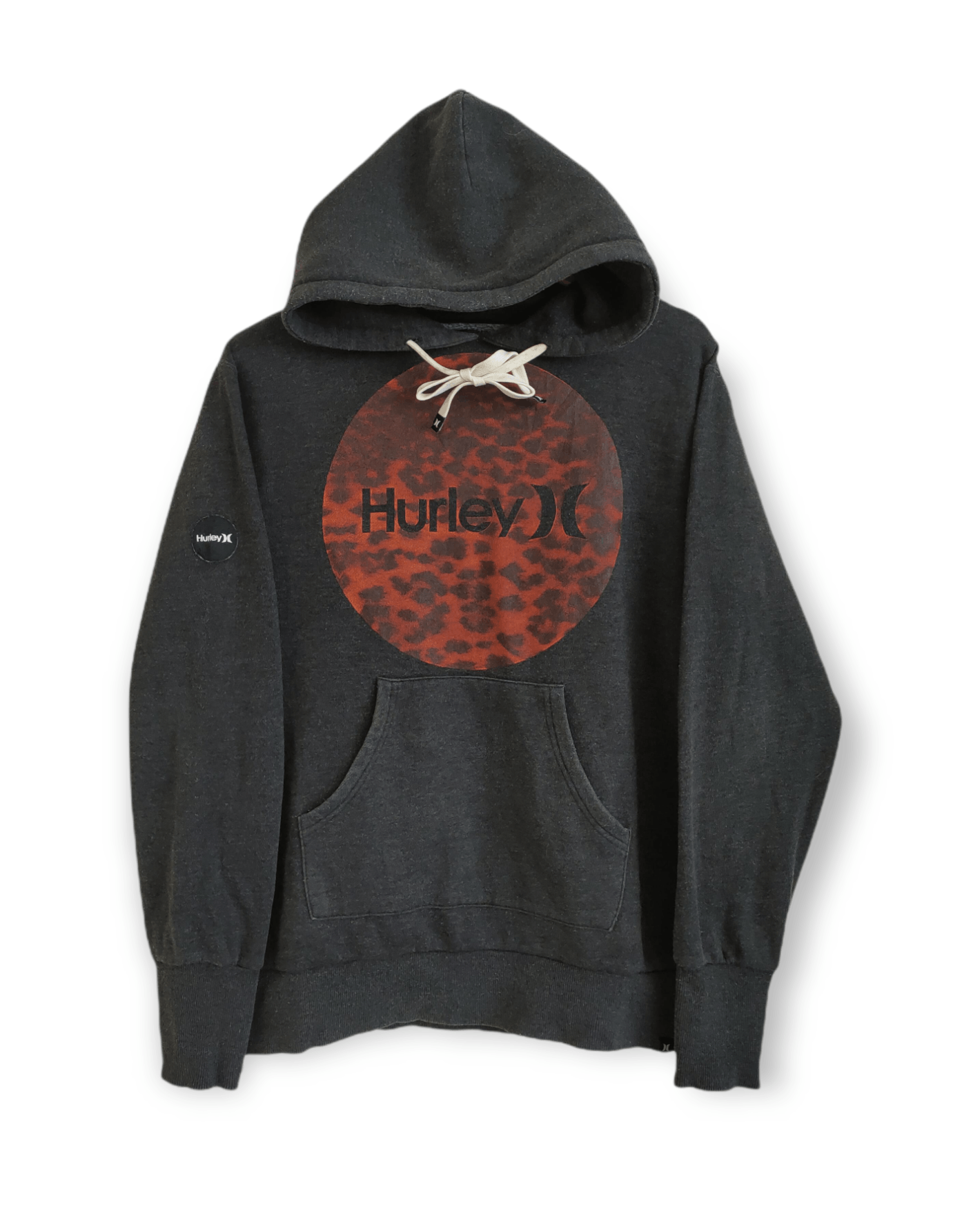 Hurley × Vintage Vintage Hurley Full Moon Big Print pullover Hoodie Size US M / EU 48-50 / 2 - 1 Thumbnail