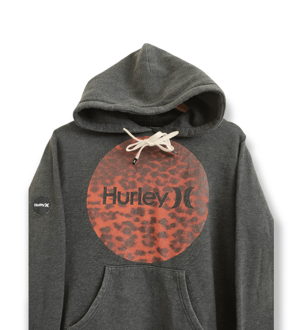 Hurley × Vintage Vintage Hurley Full Moon Big Print pullover Hoodie Size US M / EU 48-50 / 2 - 3 Thumbnail