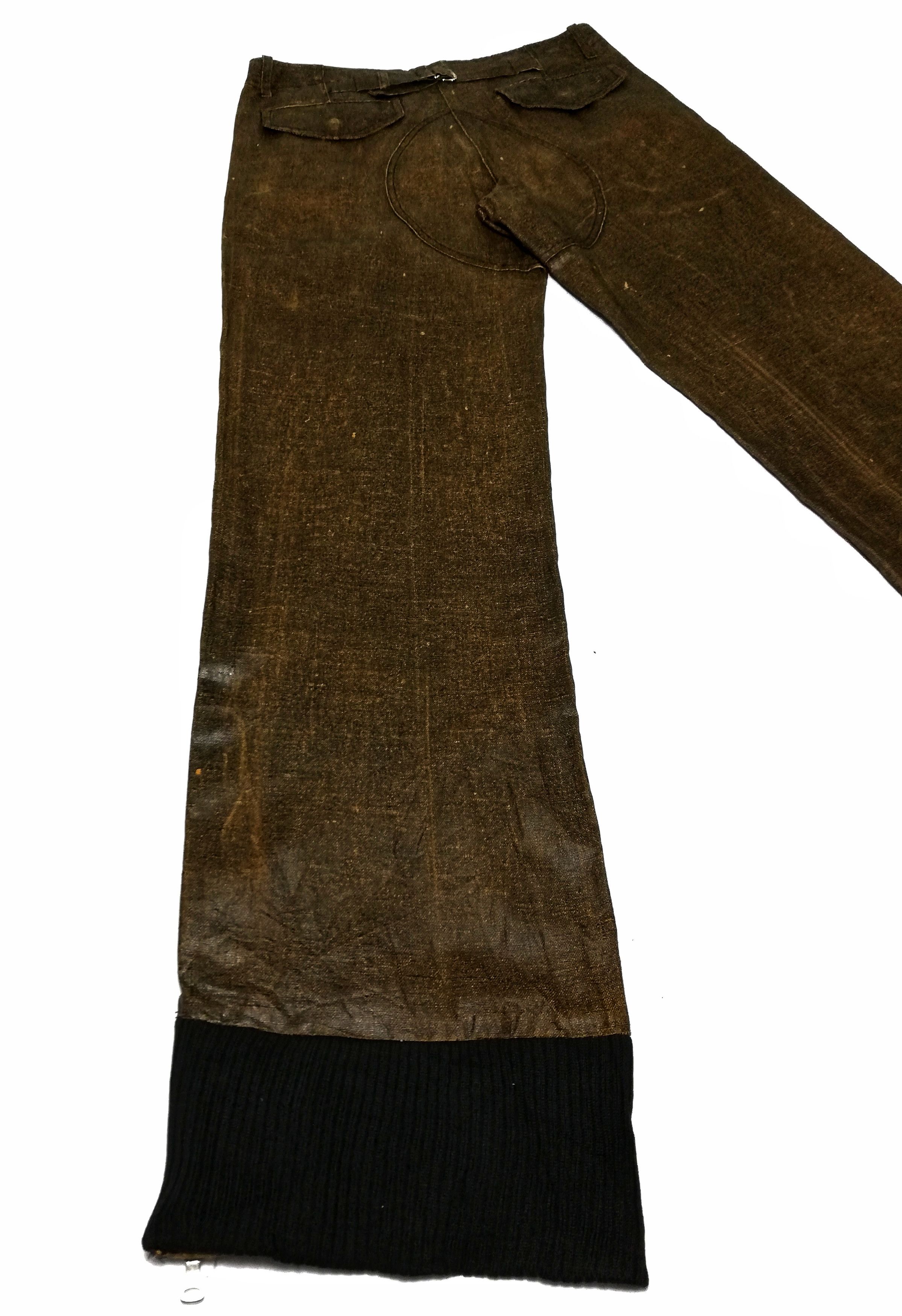 Japanese Brand 🔥Japanese S.B Concept Brown Nylon Zipper Casual Pants🔥 Size US 31 - 13 Thumbnail