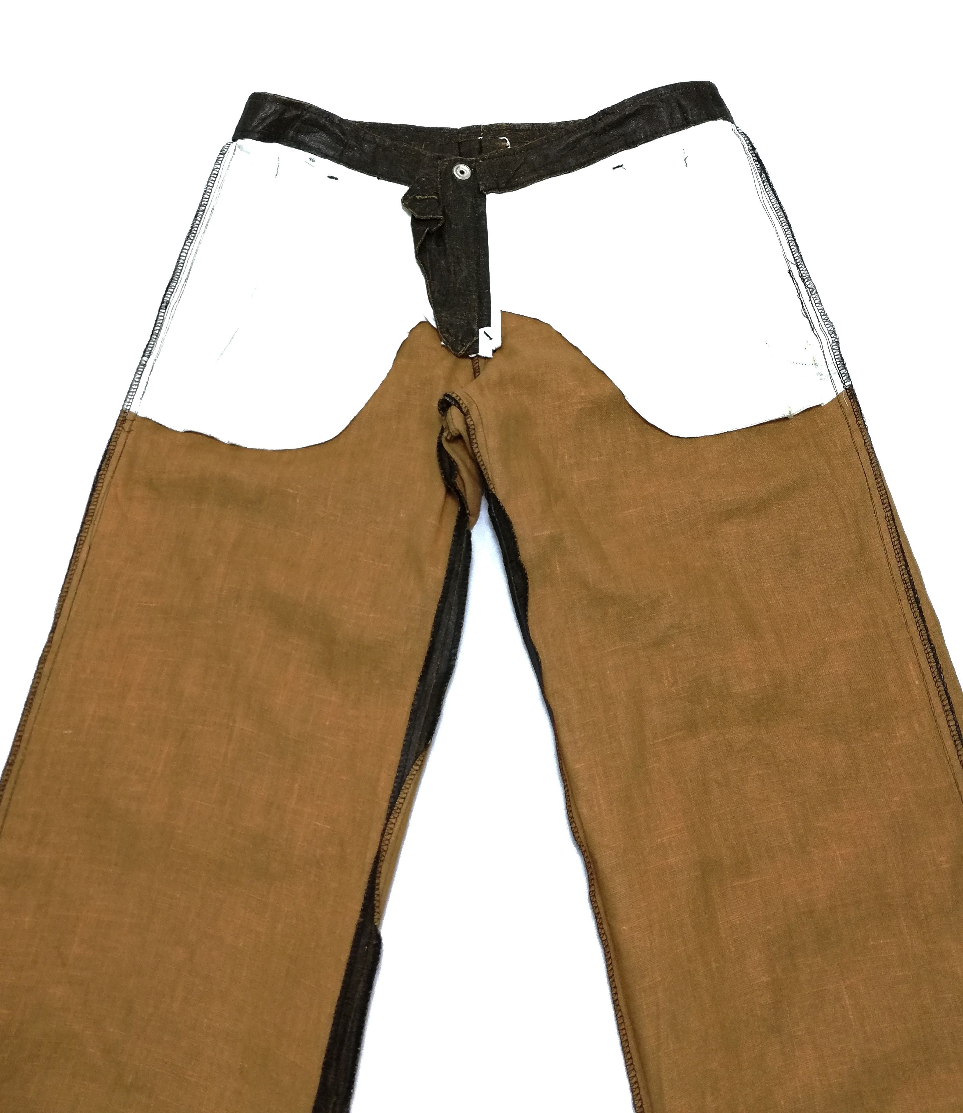 Japanese Brand 🔥Japanese S.B Concept Brown Nylon Zipper Casual Pants🔥 Size US 31 - 18 Thumbnail