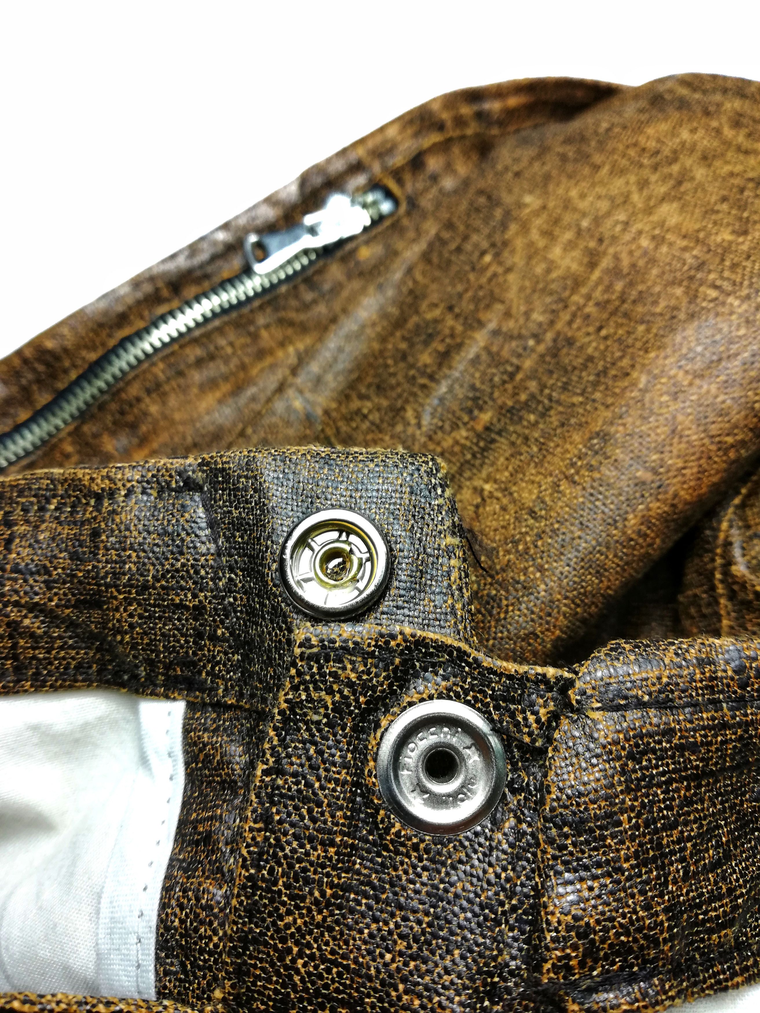 Japanese Brand 🔥Japanese S.B Concept Brown Nylon Zipper Casual Pants🔥 Size US 31 - 10 Thumbnail