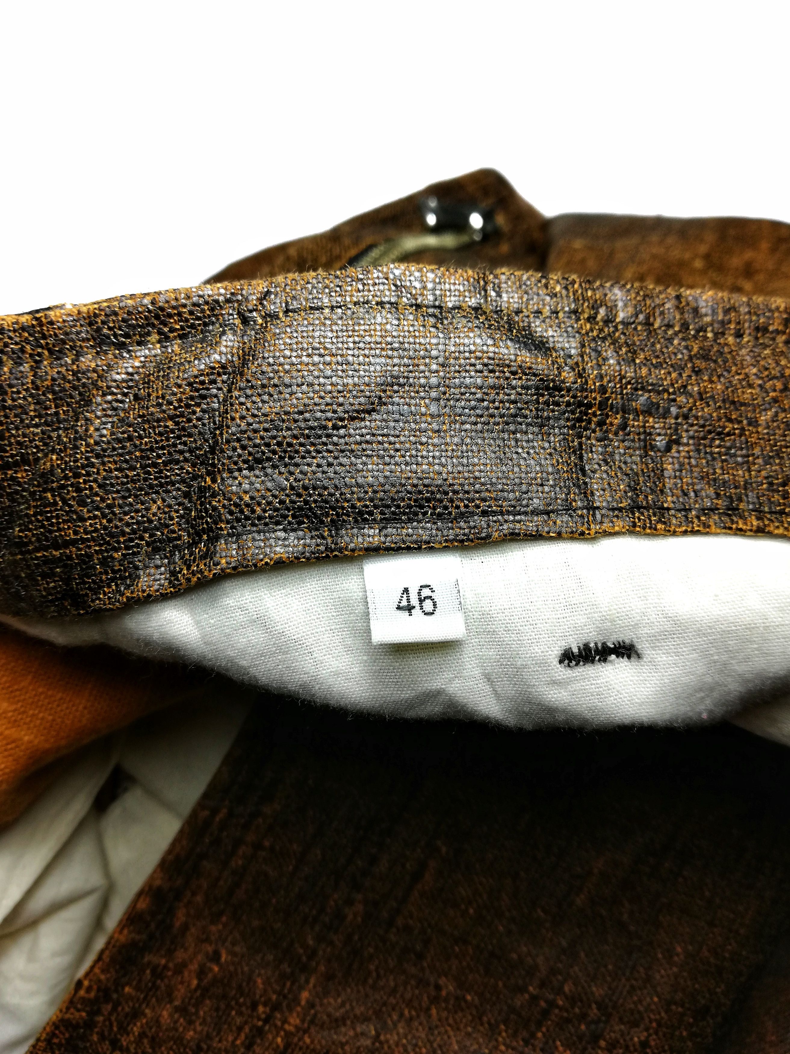 Japanese Brand 🔥Japanese S.B Concept Brown Nylon Zipper Casual Pants🔥 Size US 31 - 9 Thumbnail