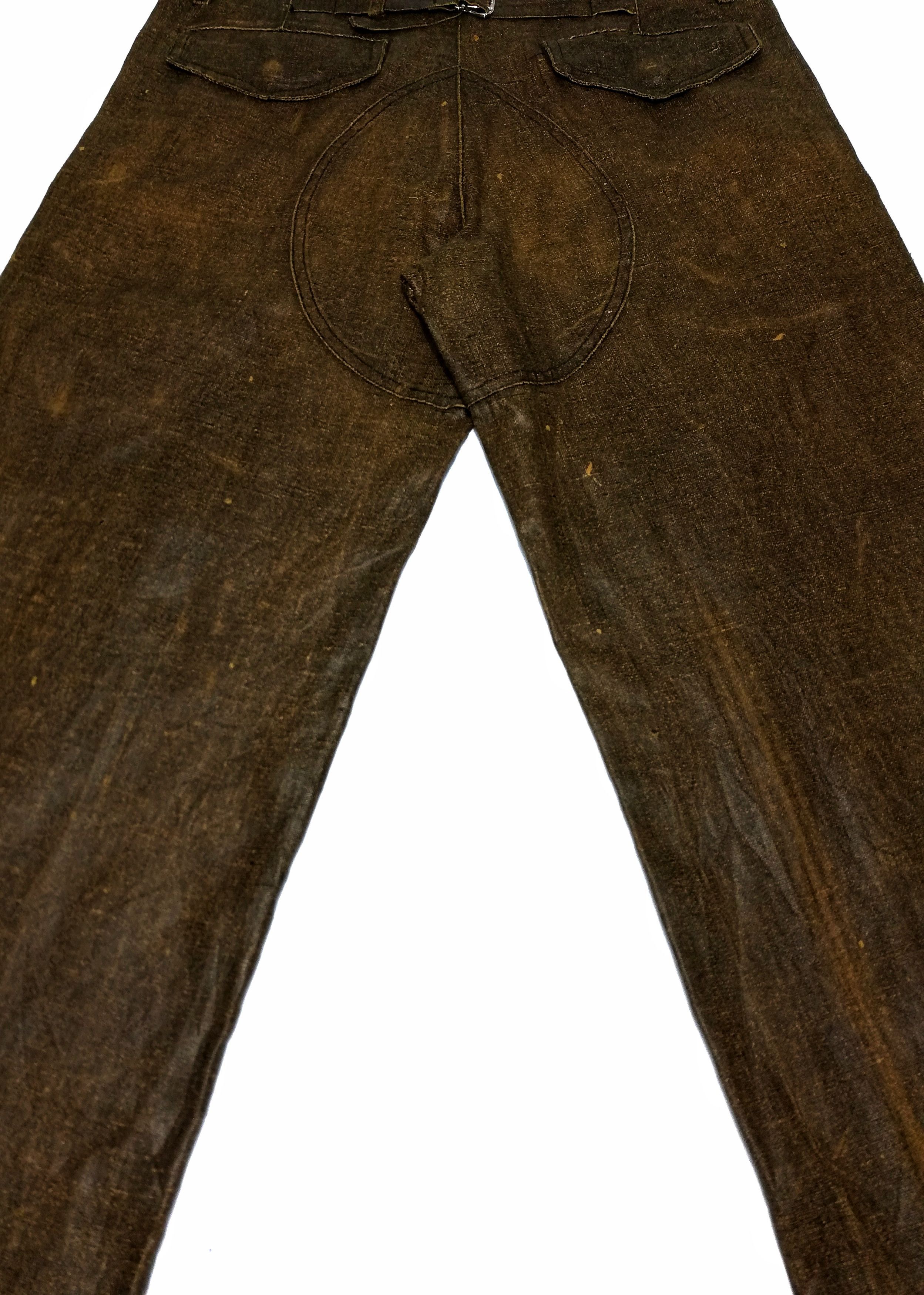 Japanese Brand 🔥Japanese S.B Concept Brown Nylon Zipper Casual Pants🔥 Size US 31 - 15 Thumbnail