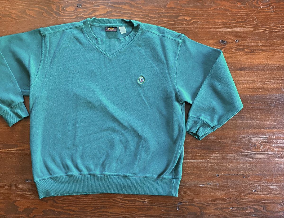 Vintage Vintage 90’s Sedgefield Teal Sweater Size US XL / EU 56 / 4 - 1 Thumbnail