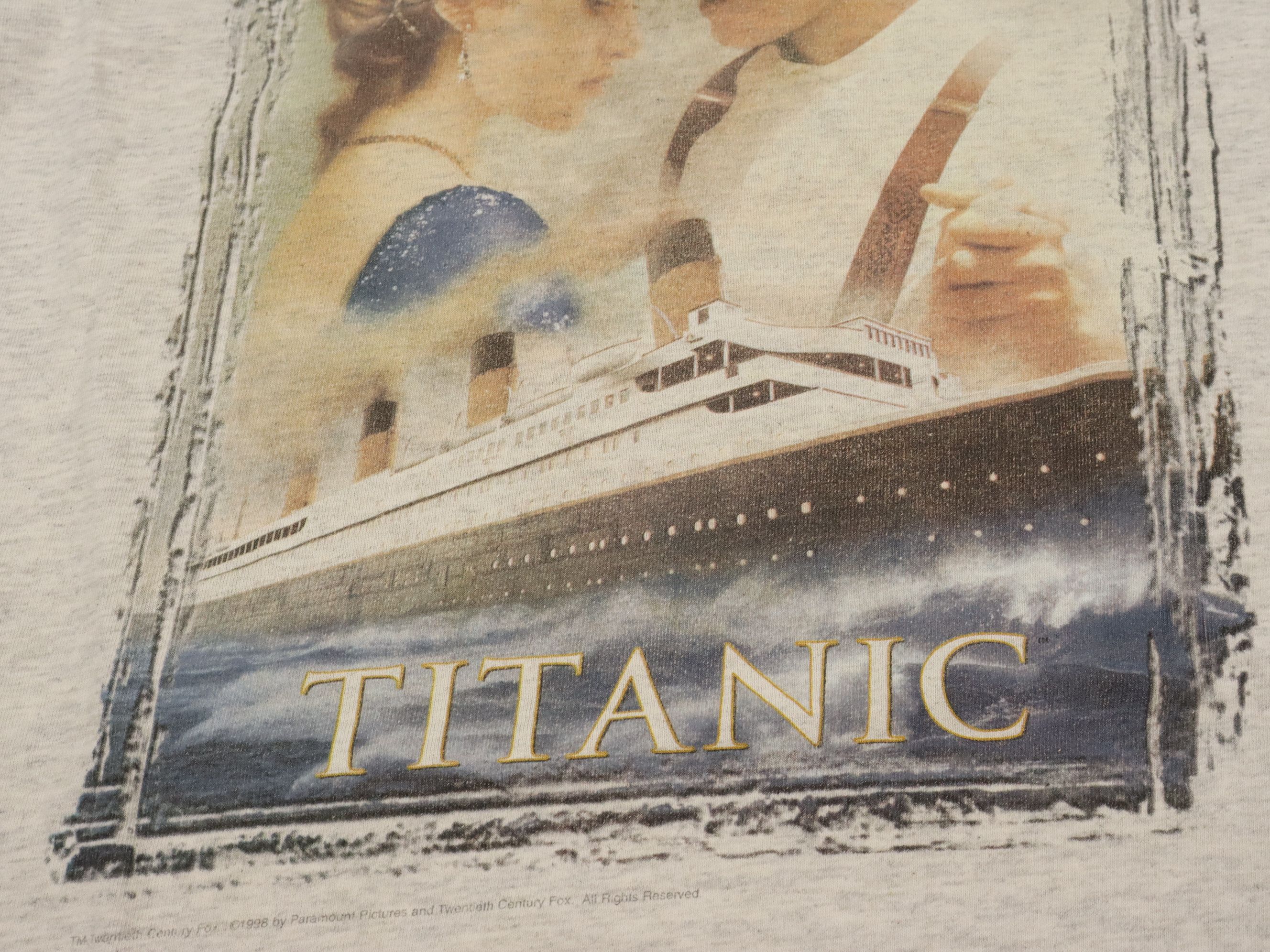 Vintage Vintage 90's Titanic Iconic Movie Shirt Size US XL / EU 56 / 4 - 10 Thumbnail