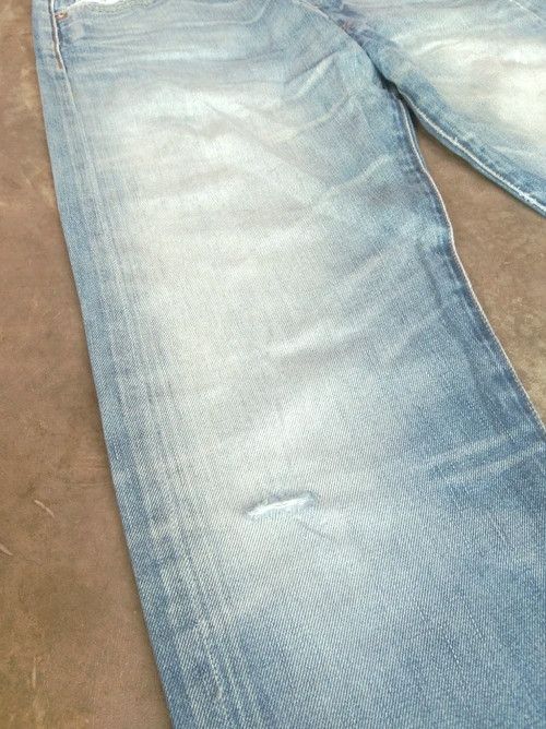 Levi's Vintage Levi's 501 Faded Blue Distressed Jeans 33x34 Size US 33 - 6 Thumbnail
