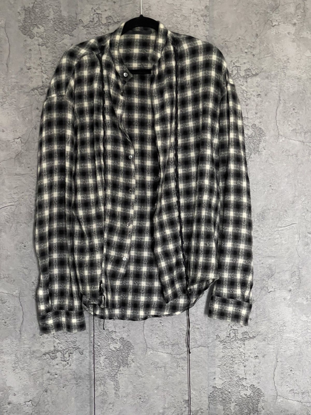 Haider Ackermann Brand New Wool + Linen Shirt “RARE” Size US L / EU 52-54 / 3 - 2 Thumbnail
