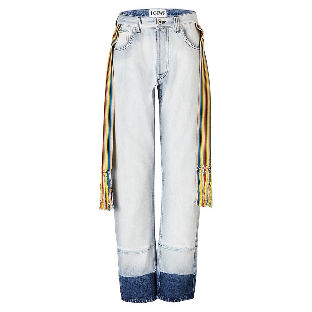 Loewe Loewe Women's Straight Leg Cotton Jeans Size 30" / US 8 / IT 44 - 1 Thumbnail