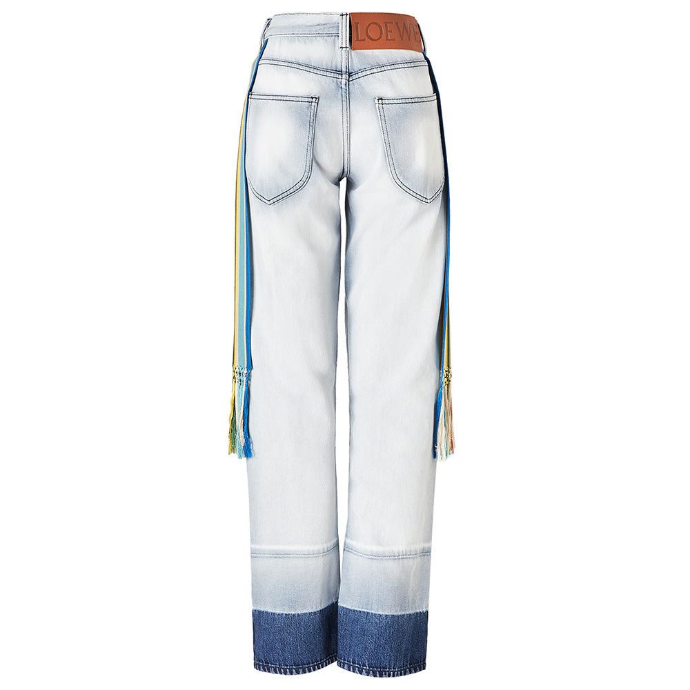 Loewe Loewe Women's Straight Leg Cotton Jeans Size 30" / US 8 / IT 44 - 2 Thumbnail