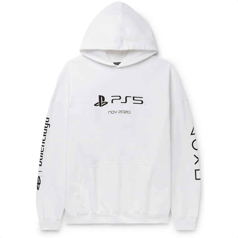 Balenciaga Balenciaga x PS5 Unisex Oversized Cotton Hoodie Sweatshirt Size US M / EU 48-50 / 2 - 1 Thumbnail