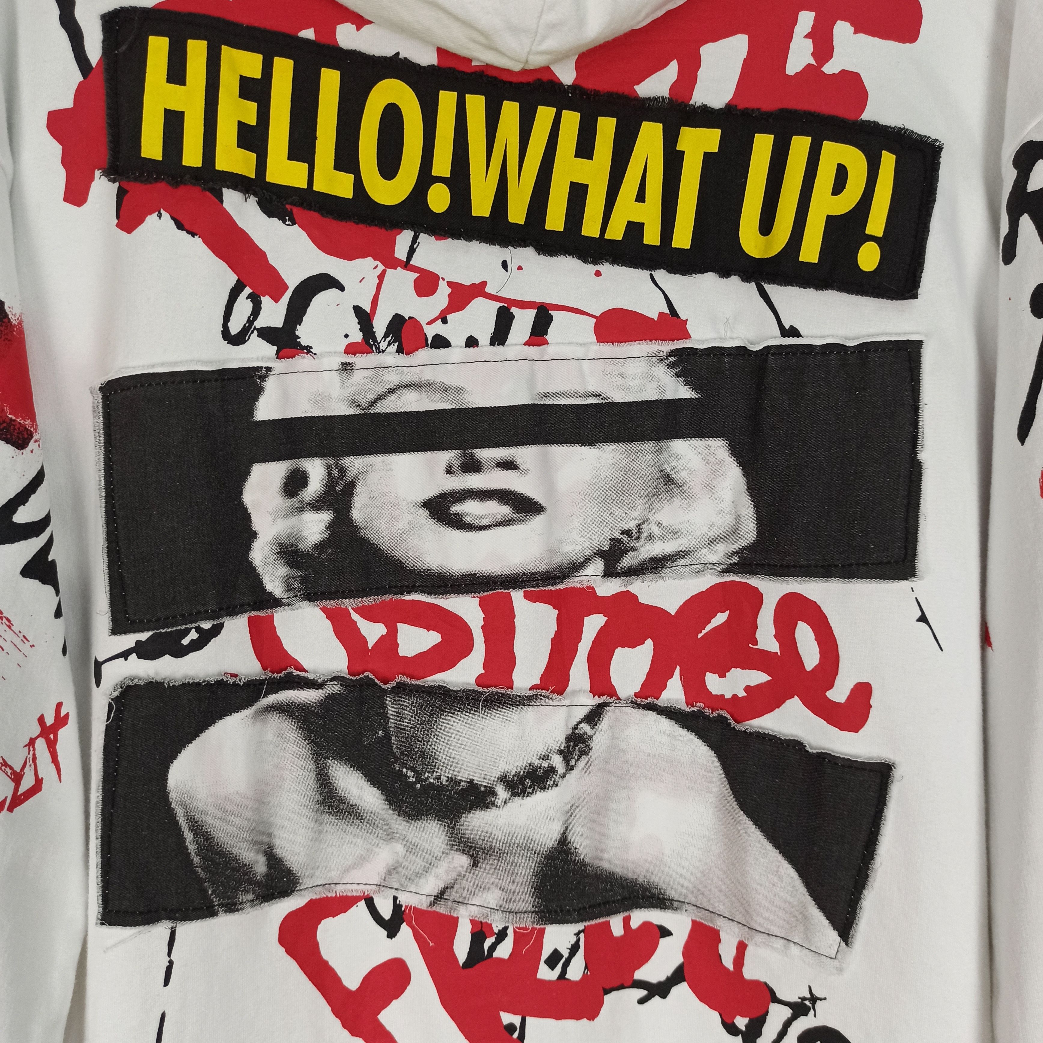 Hysteric Glamour Rare FLF Hello! What Up! Marilyn Monroe ifsixwasnine Hoodie Size US L / EU 52-54 / 3 - 2 Thumbnail