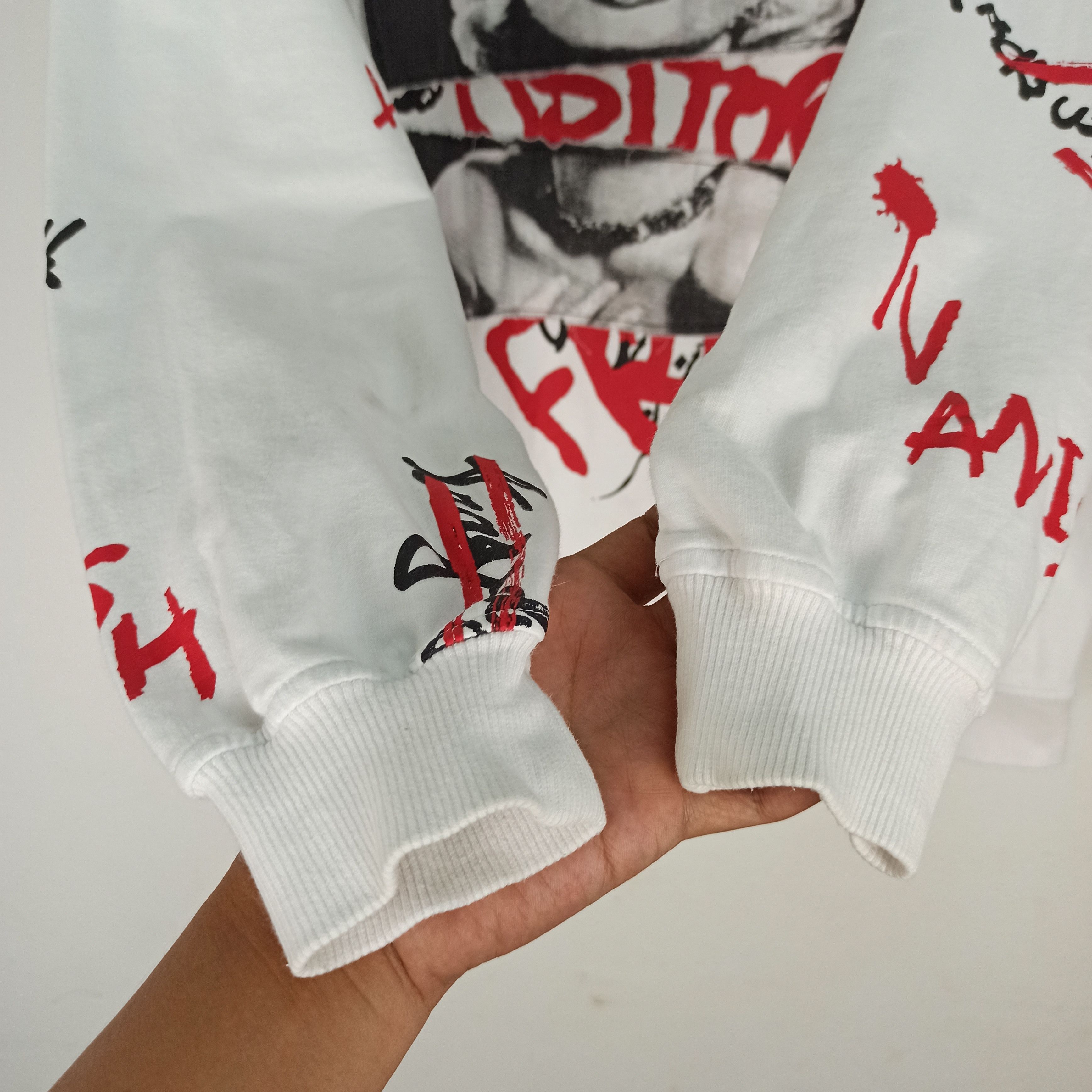 Hysteric Glamour Rare FLF Hello! What Up! Marilyn Monroe ifsixwasnine Hoodie Size US L / EU 52-54 / 3 - 4 Thumbnail