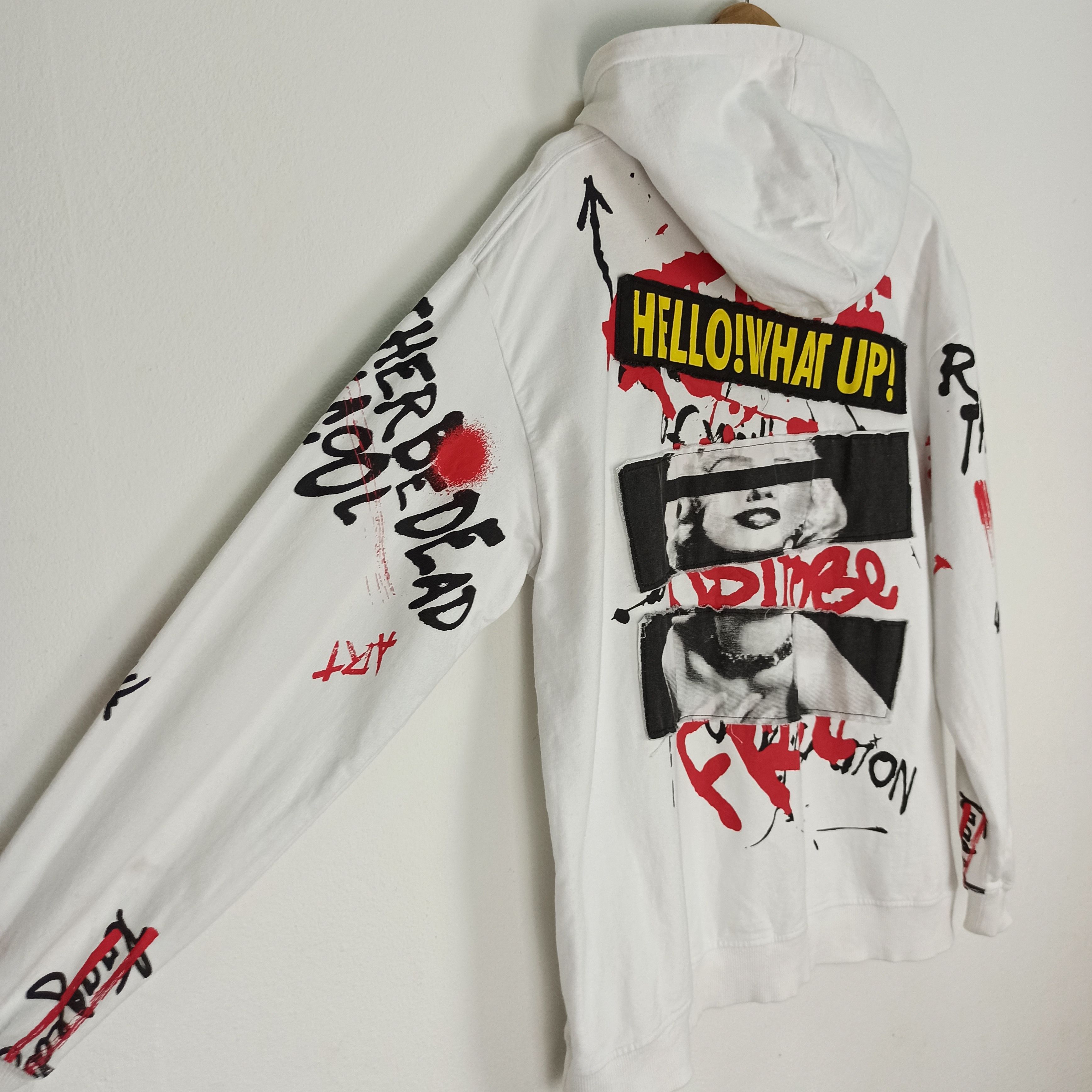 Hysteric Glamour Rare FLF Hello! What Up! Marilyn Monroe ifsixwasnine Hoodie Size US L / EU 52-54 / 3 - 3 Thumbnail
