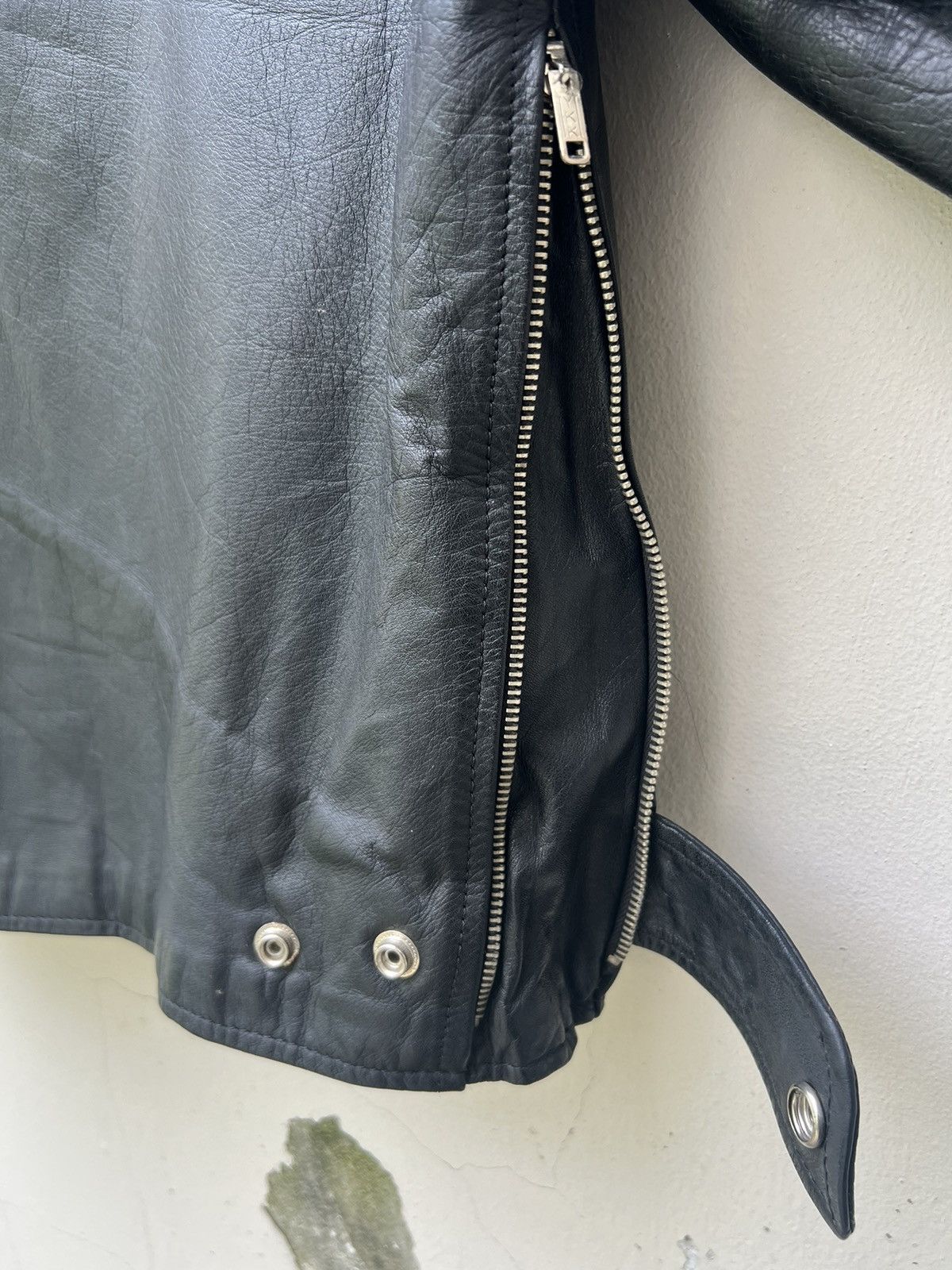Deluxeware × Vintage Vintage Deluxe Japan Fade Black Leather Sherpa Jacket Size US M / EU 48-50 / 2 - 18 Thumbnail