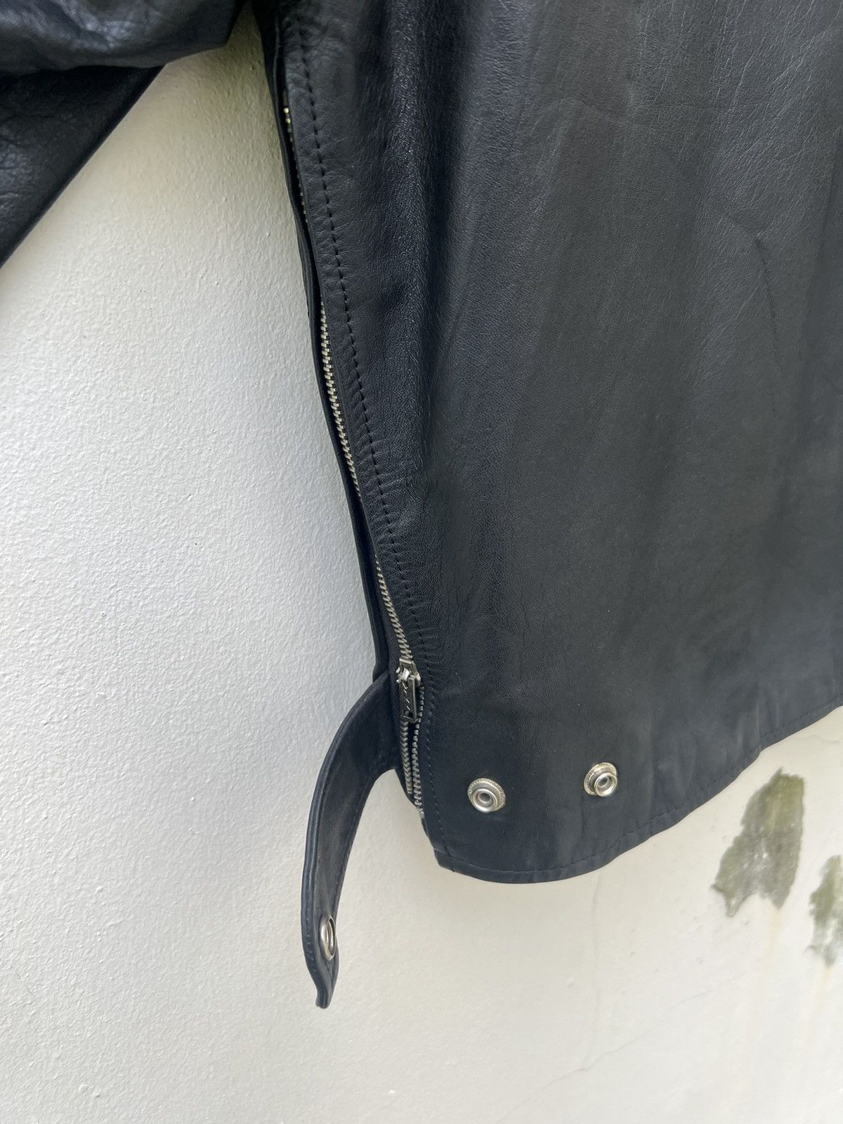 Deluxeware × Vintage Vintage Deluxe Japan Fade Black Leather Sherpa Jacket Size US M / EU 48-50 / 2 - 16 Thumbnail